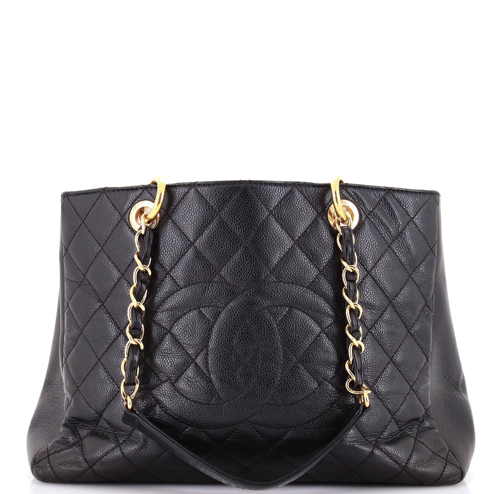 Classic CC Shopping leather tote