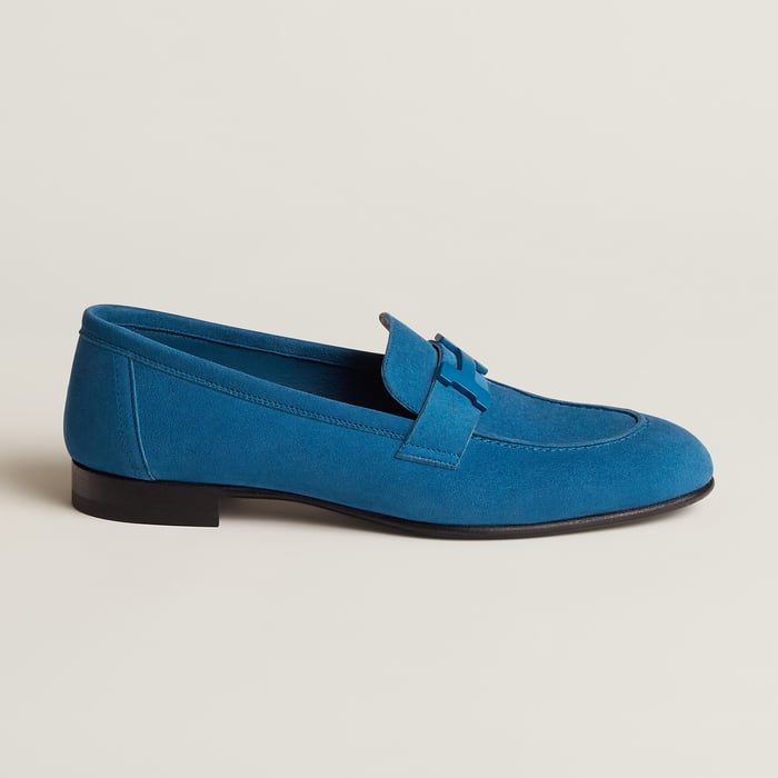 Bleu Bleuet Mocassim Paris