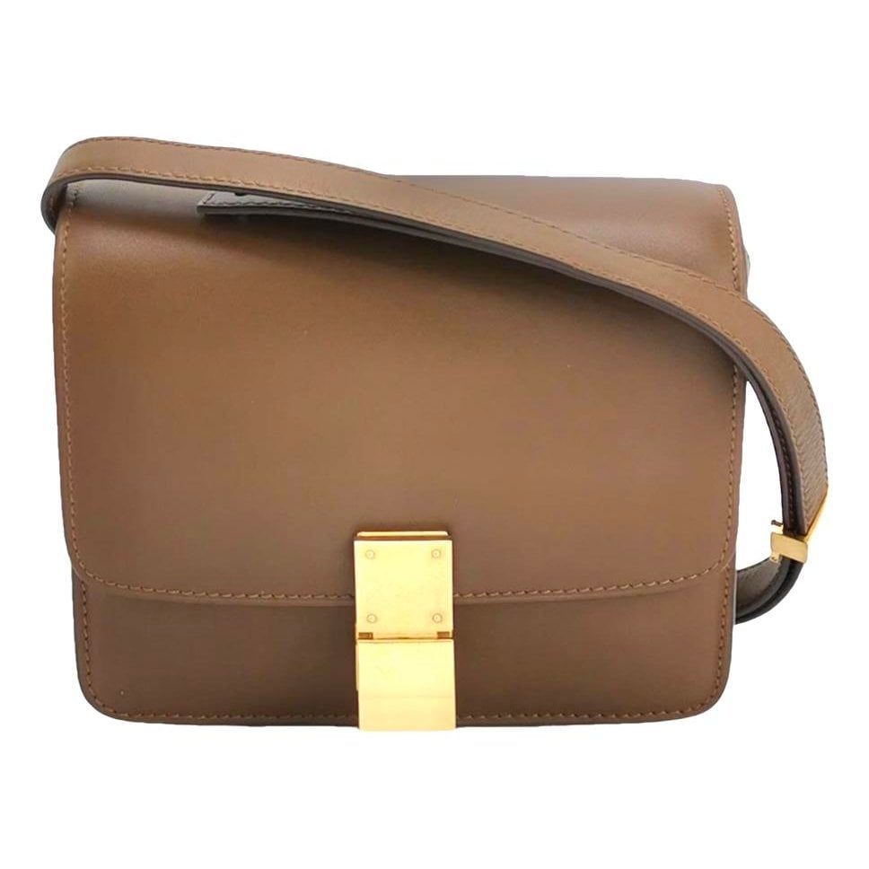 Classic leather crossbody bag