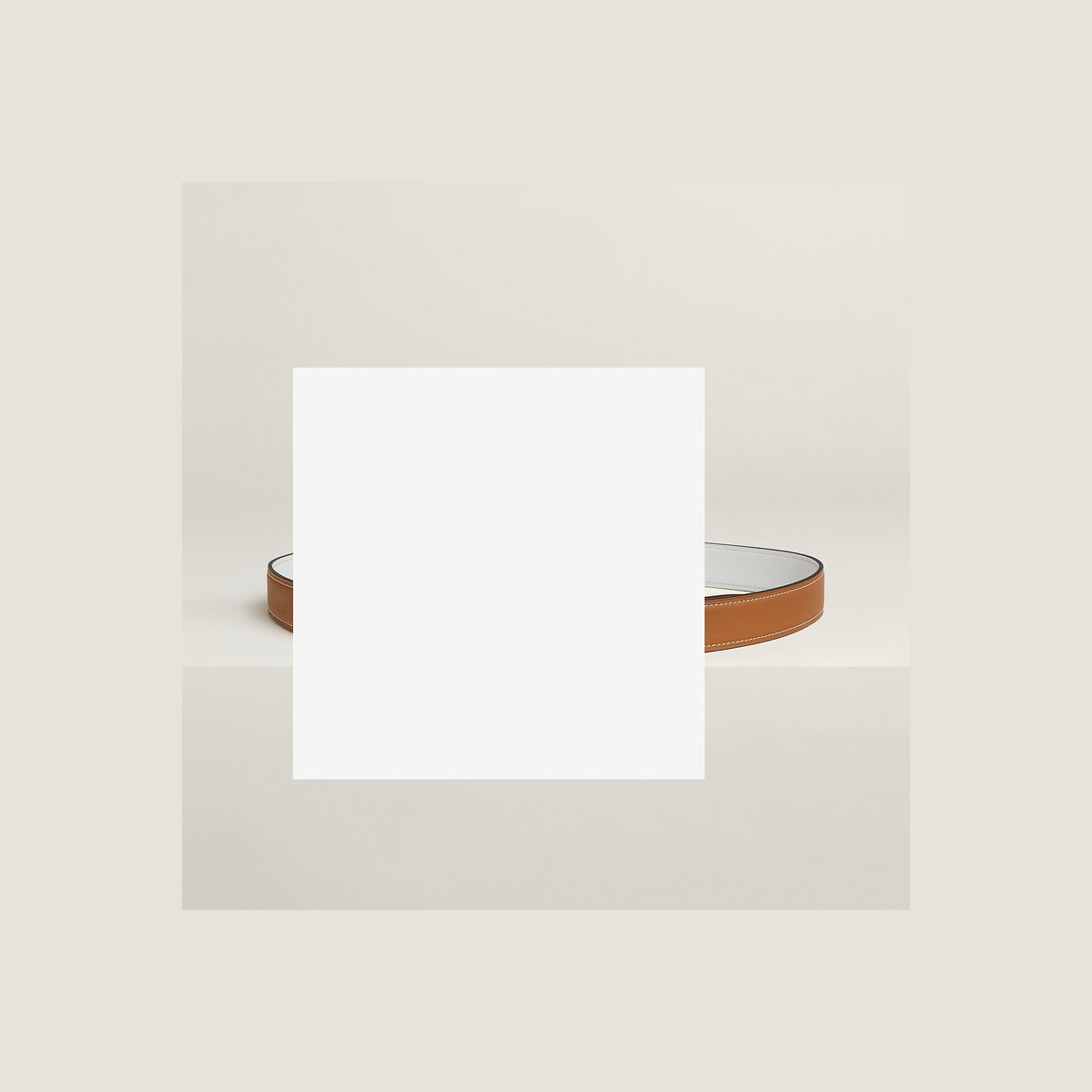 Flot belt buckle & Reversible leather strap 24 mm