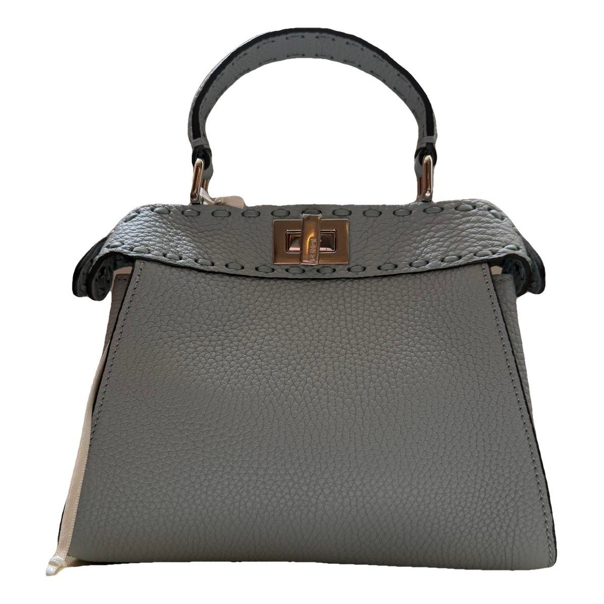 Peekaboo leather handbag