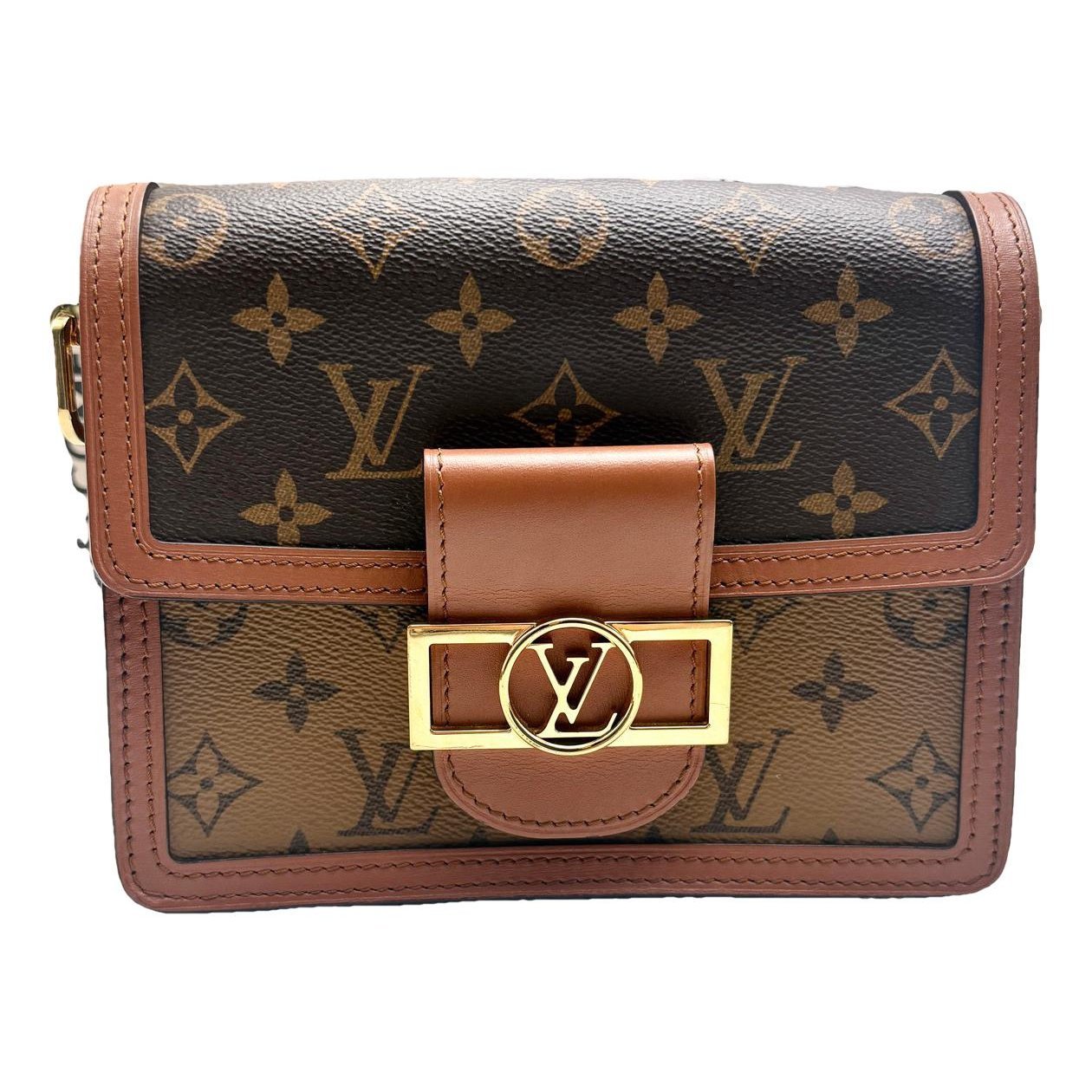 Dauphine leather handbag