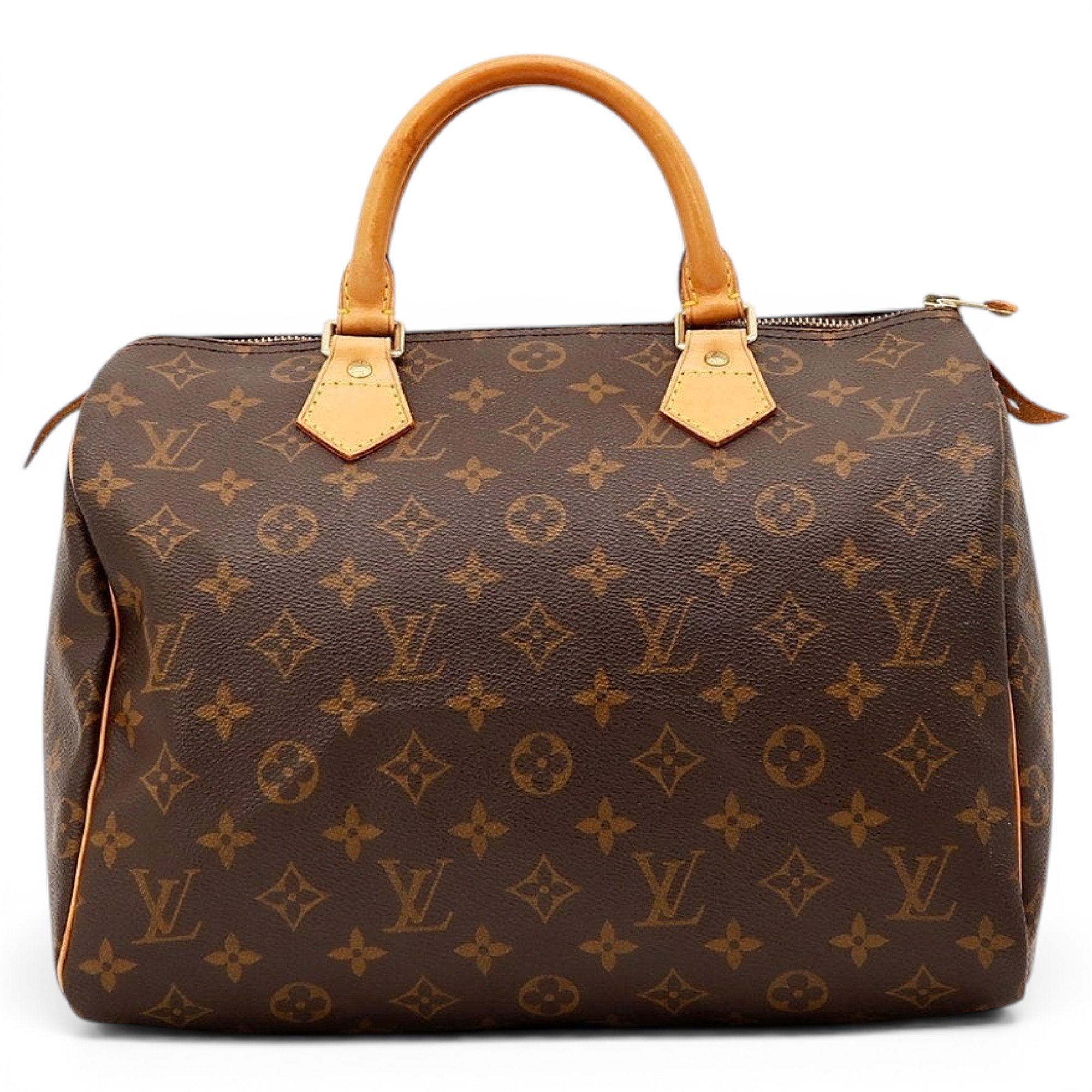 Speedy leather handbag