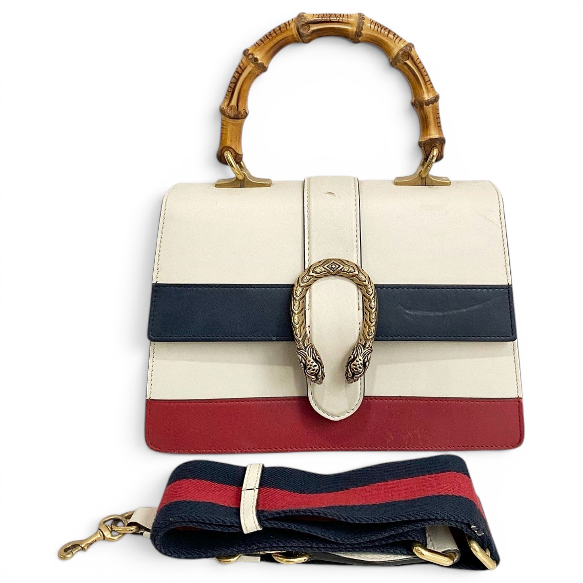 Dionysus Bamboo leather handbag
