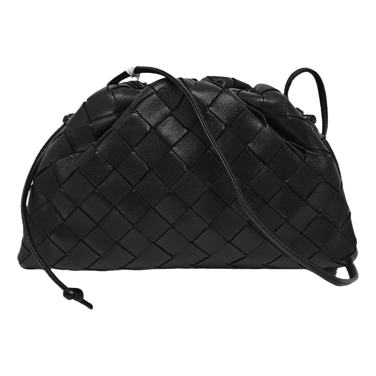 Pouch leather crossbody bag
