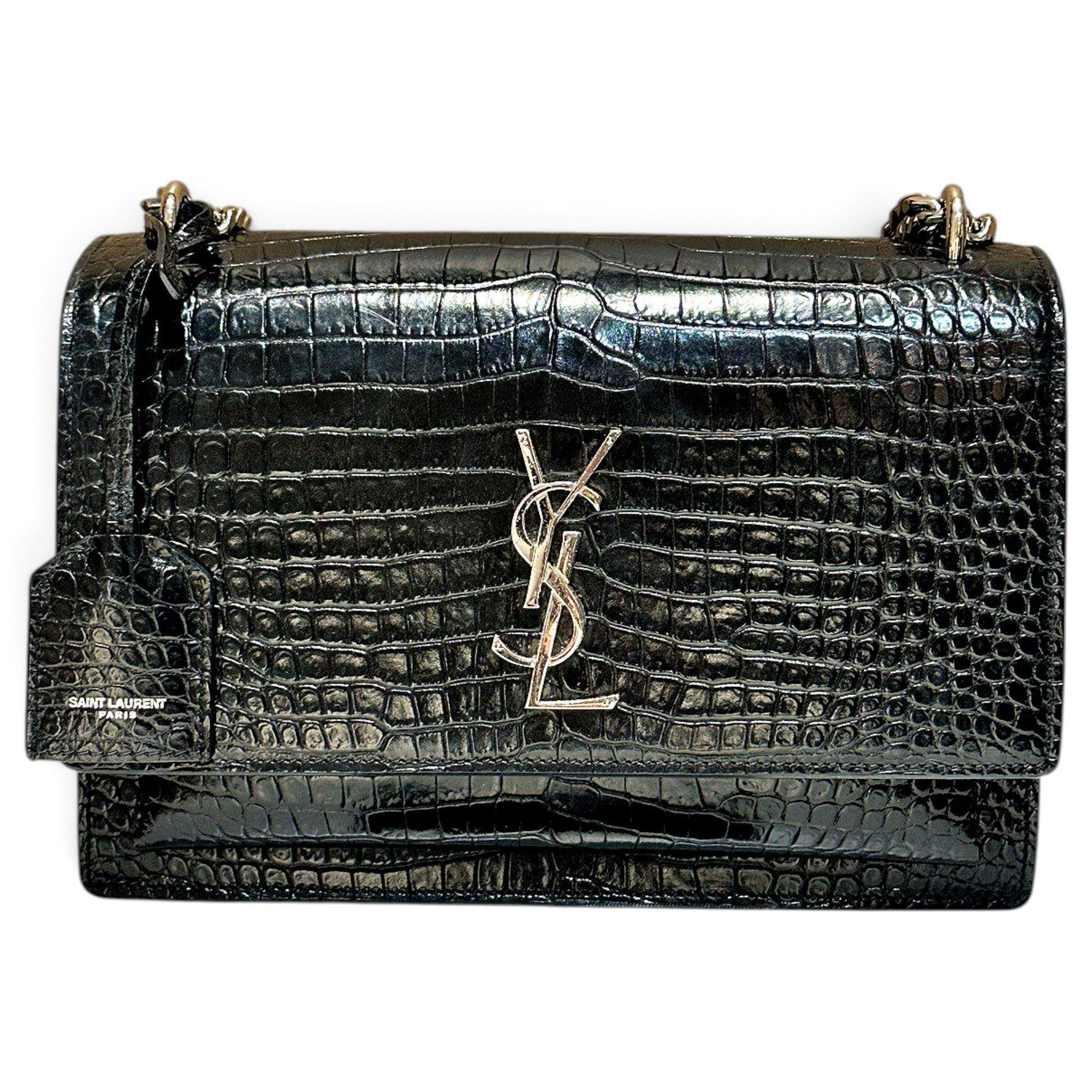 Sunset leather crossbody bag