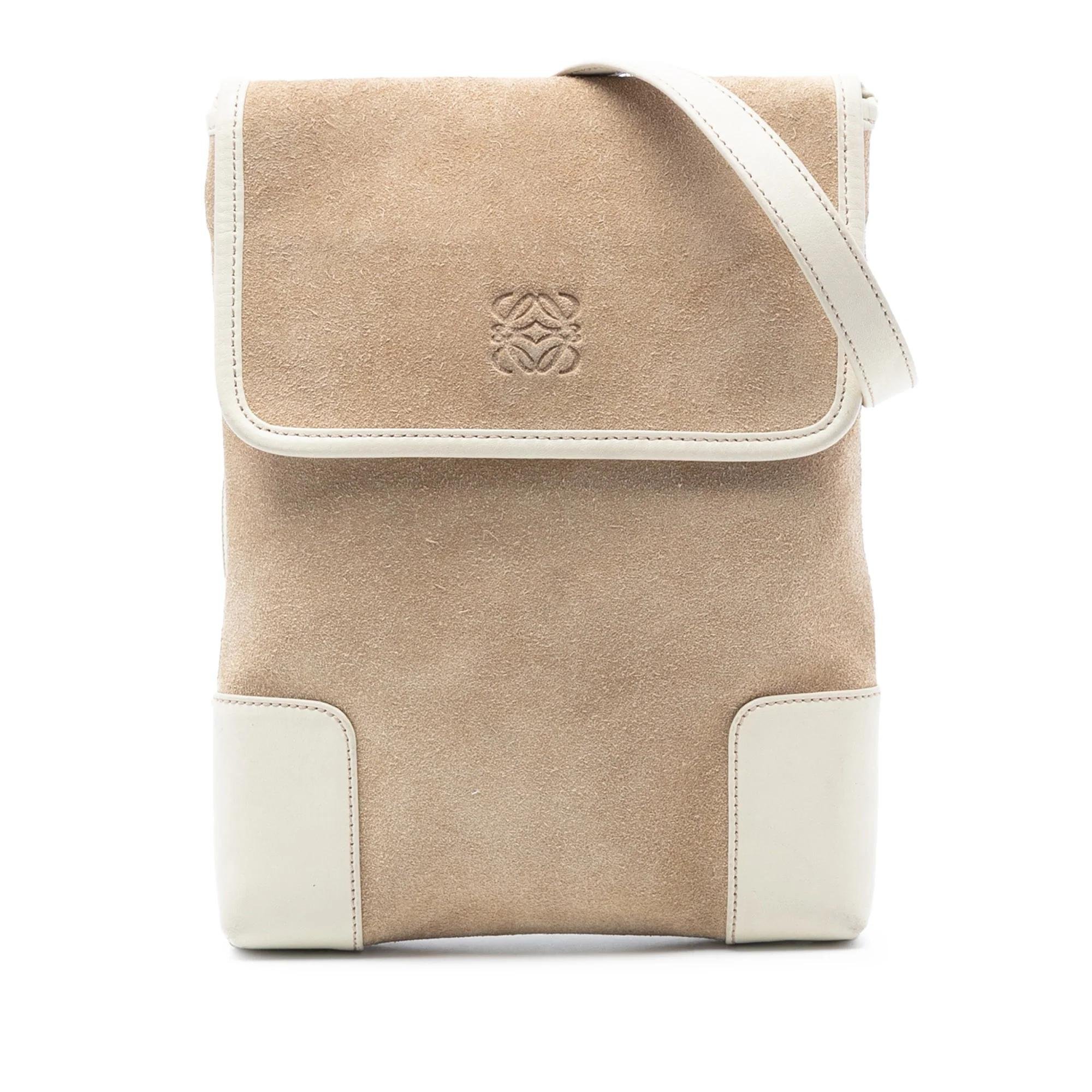 Anagram crossbody bag