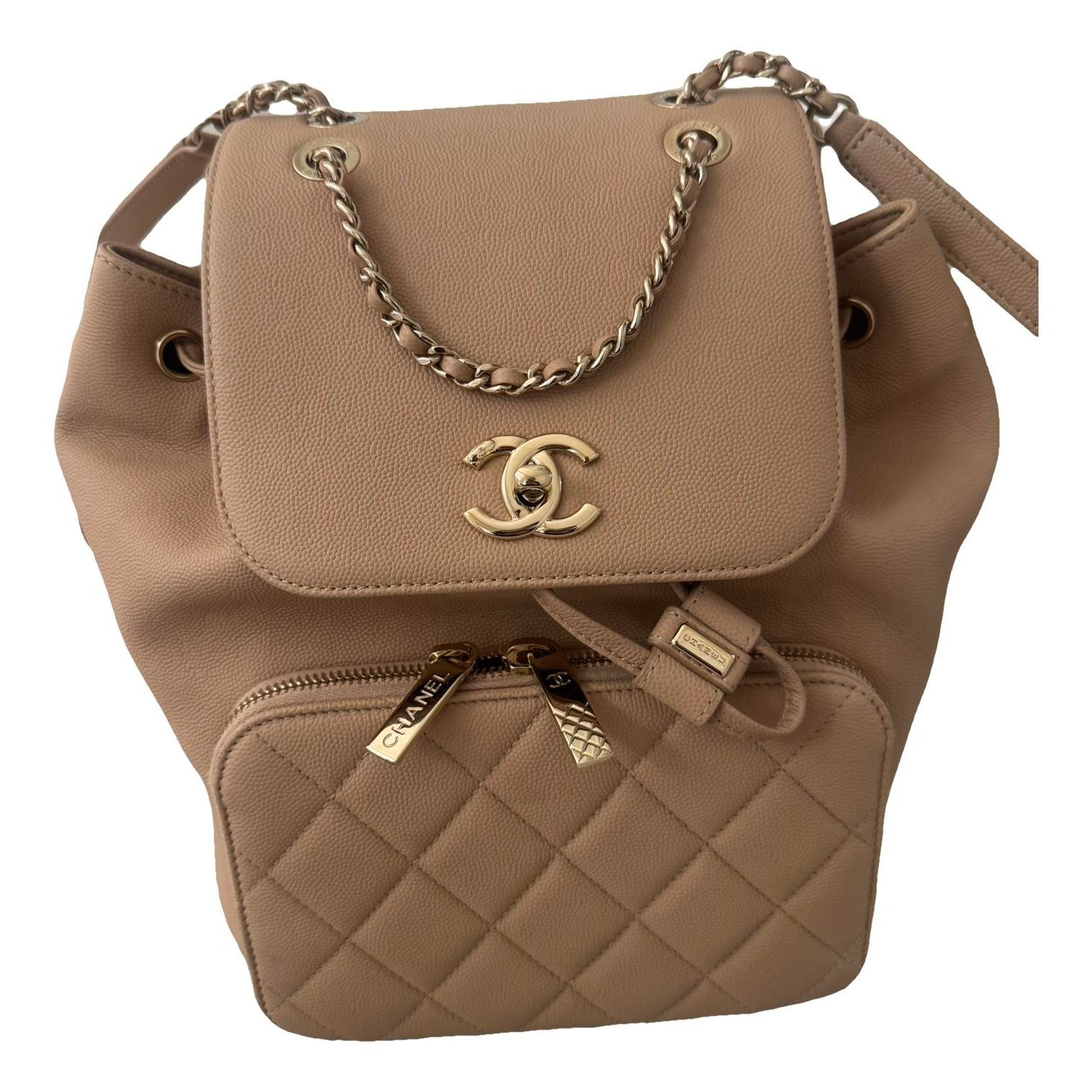 Leather backpack