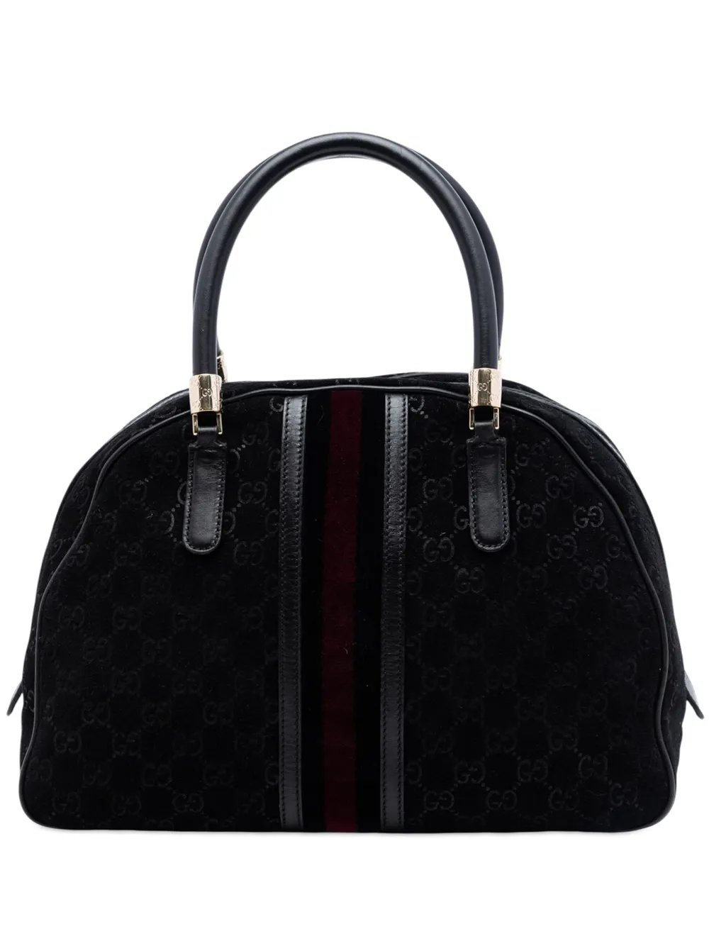 2000-2017 GG Suede Web Dome handbag