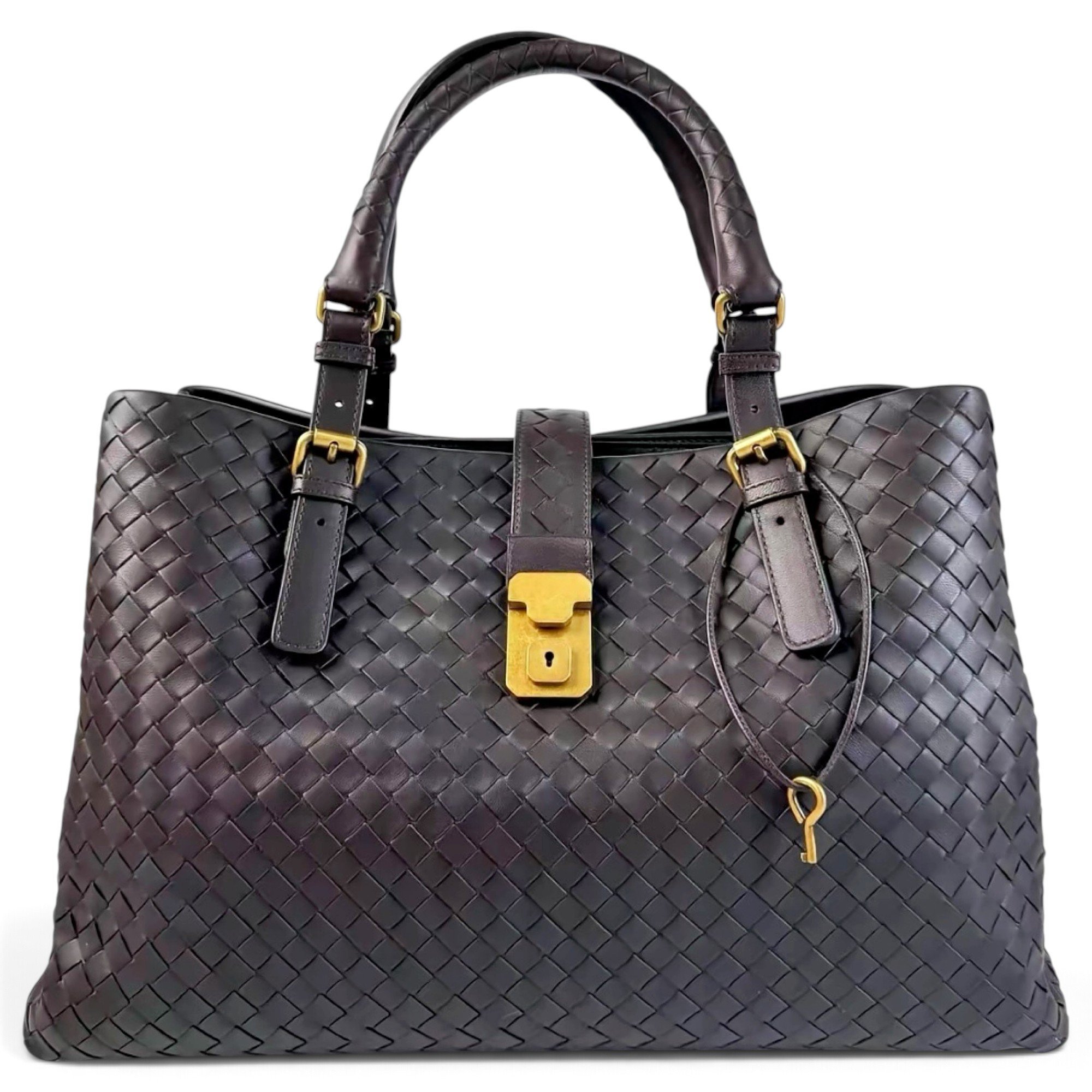 Roma leather tote