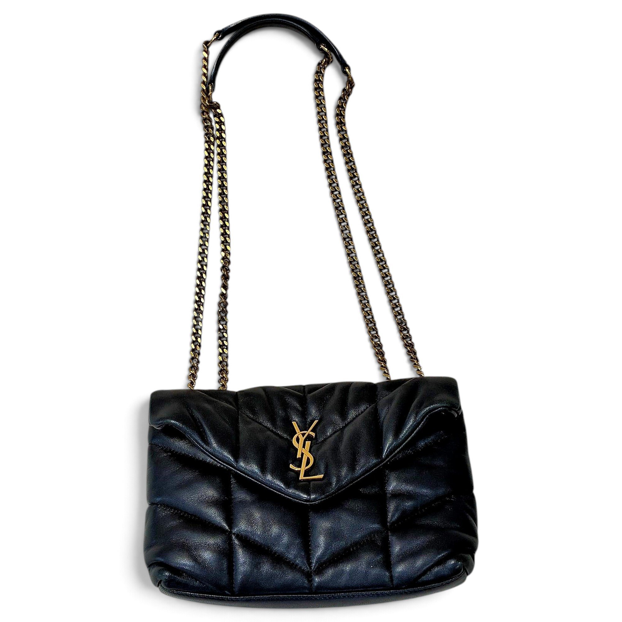 Loulou Puffer leather crossbody bag