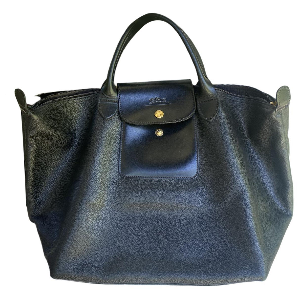 Pliage leather handbag