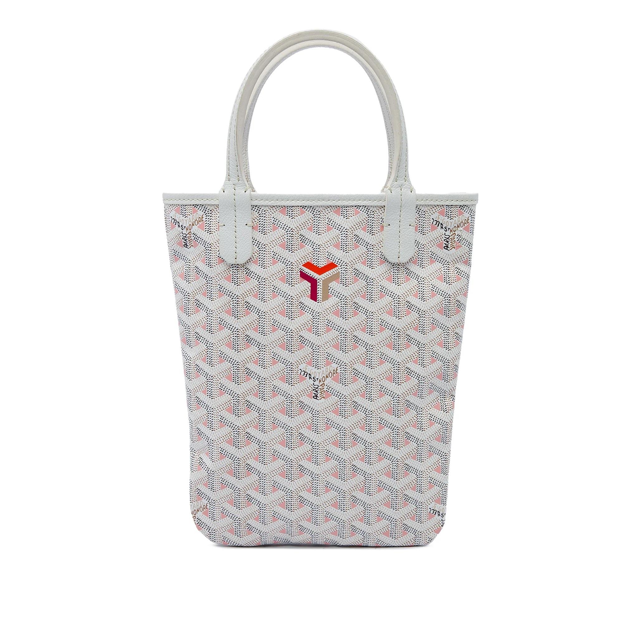 Goyard Minaudiere Goyardine cloth handbag