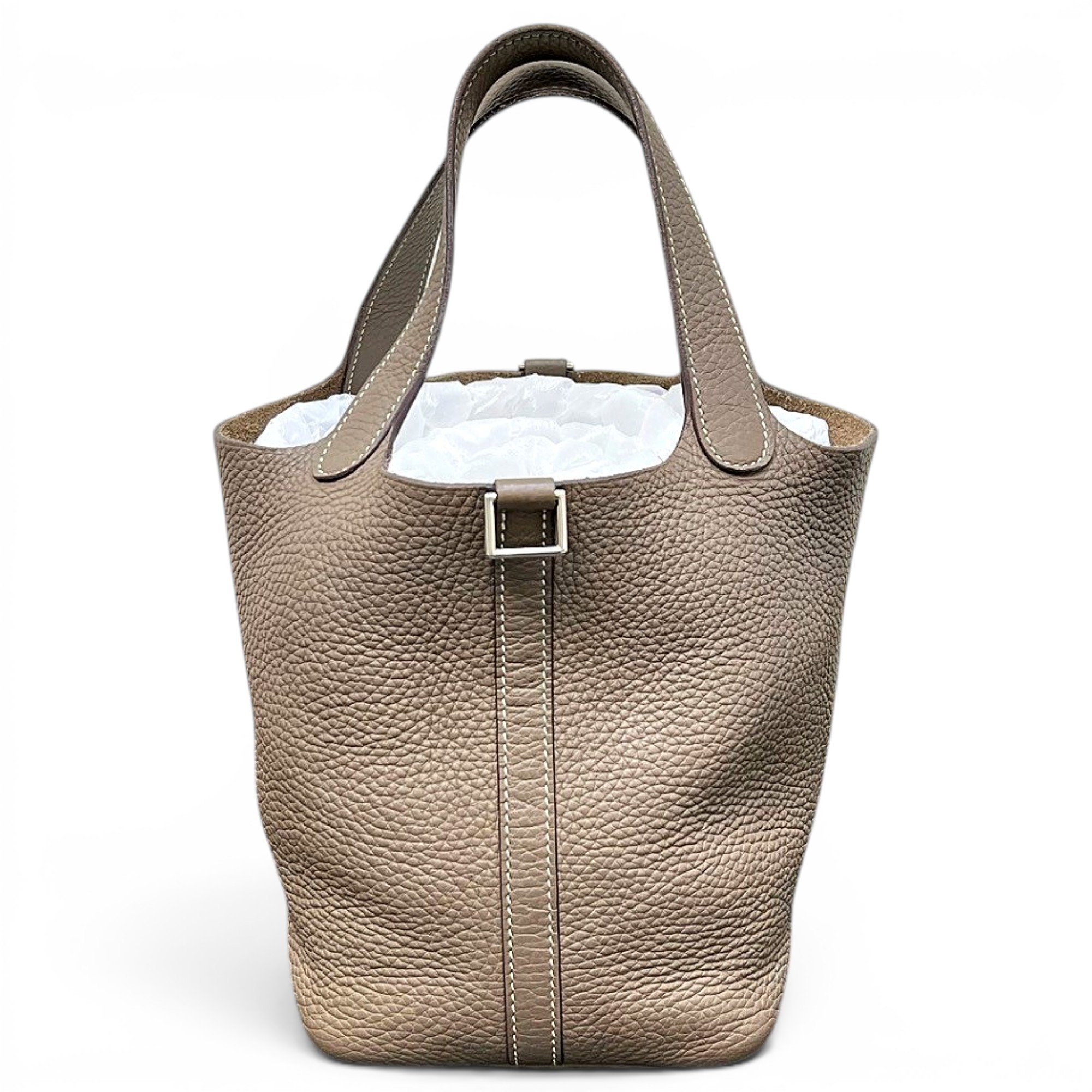 Picotin leather handbag