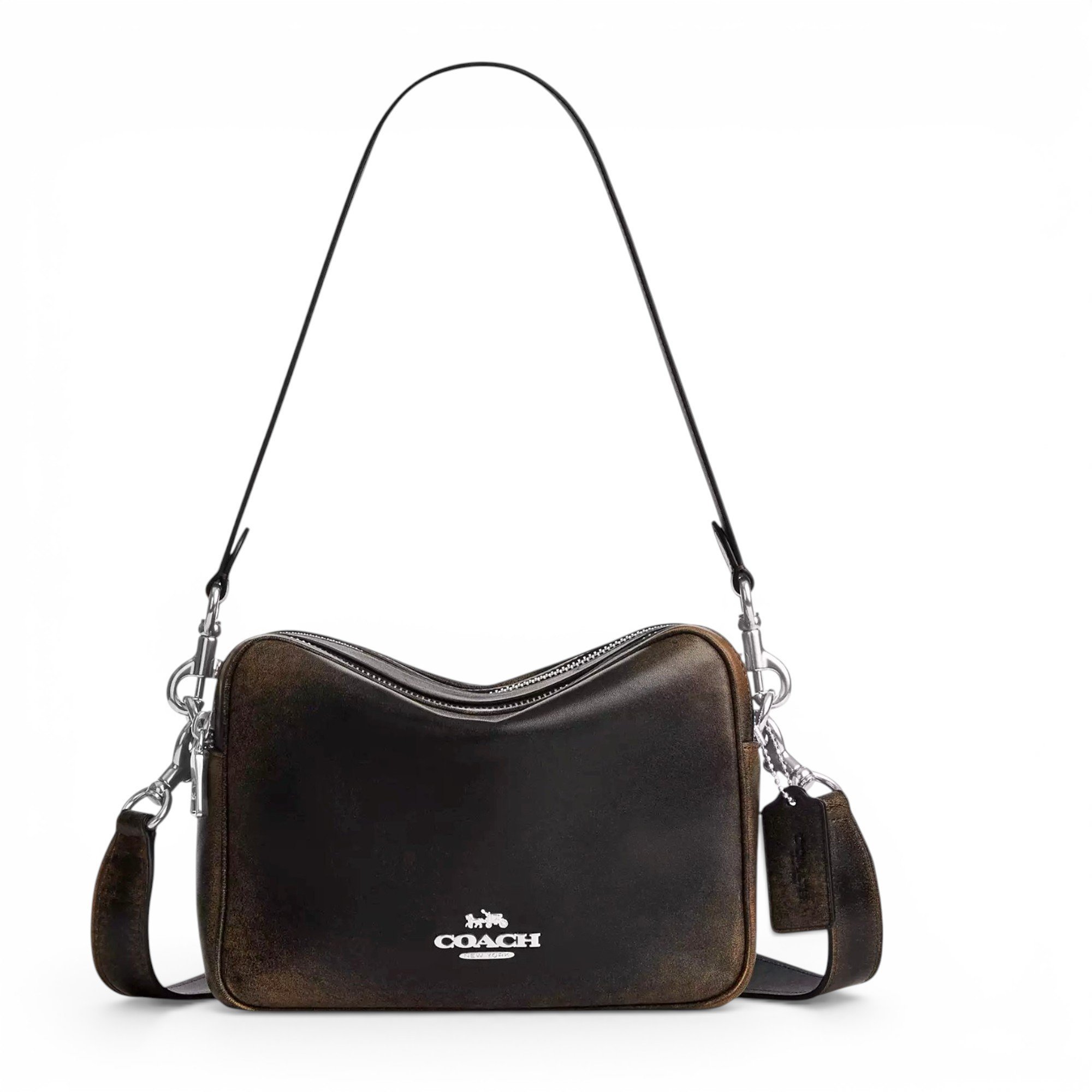 Leather crossbody bag