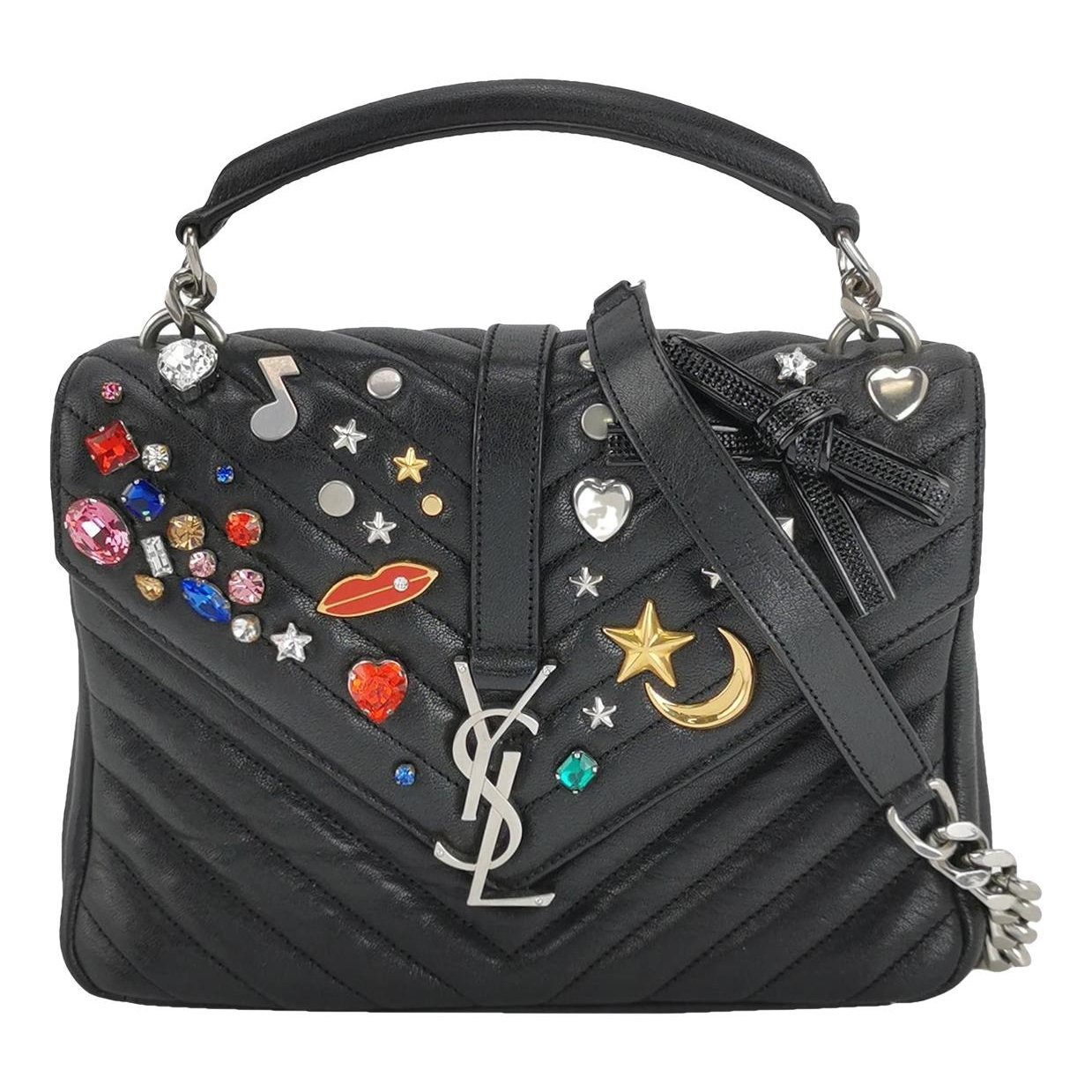 Collége monogramme leather handbag