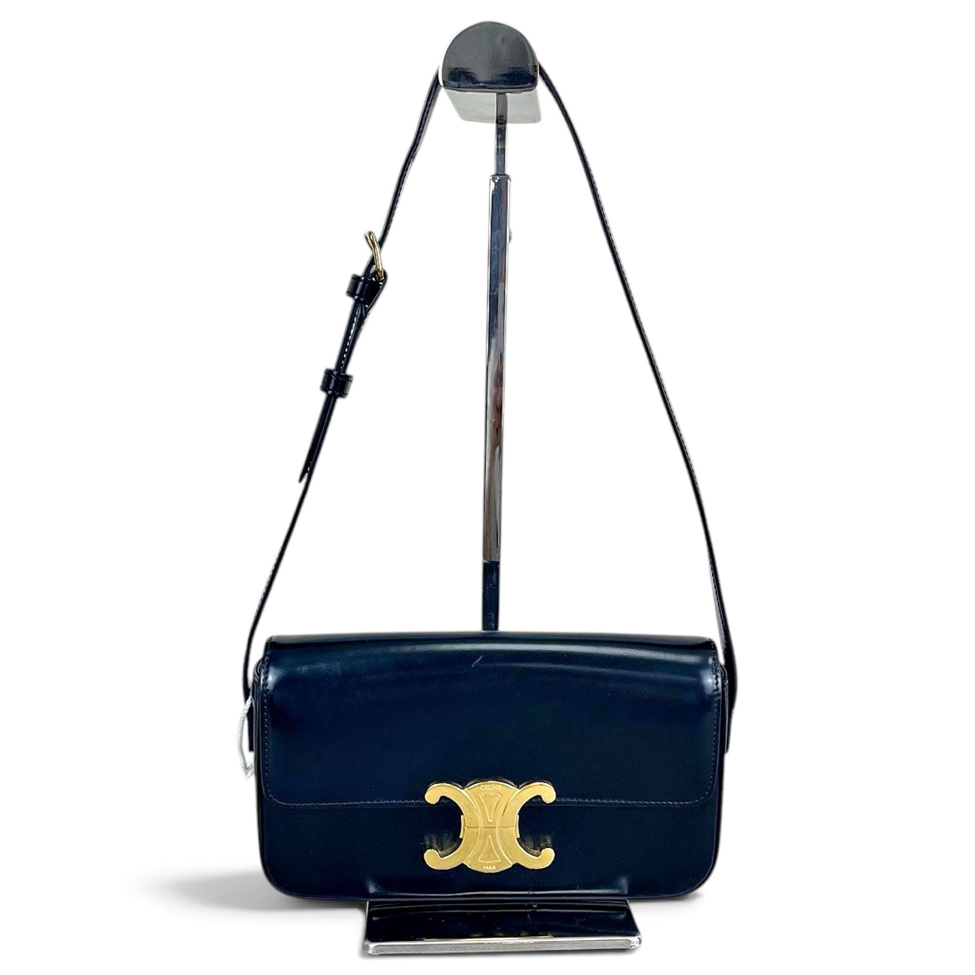 Triomphe Long leather handbag