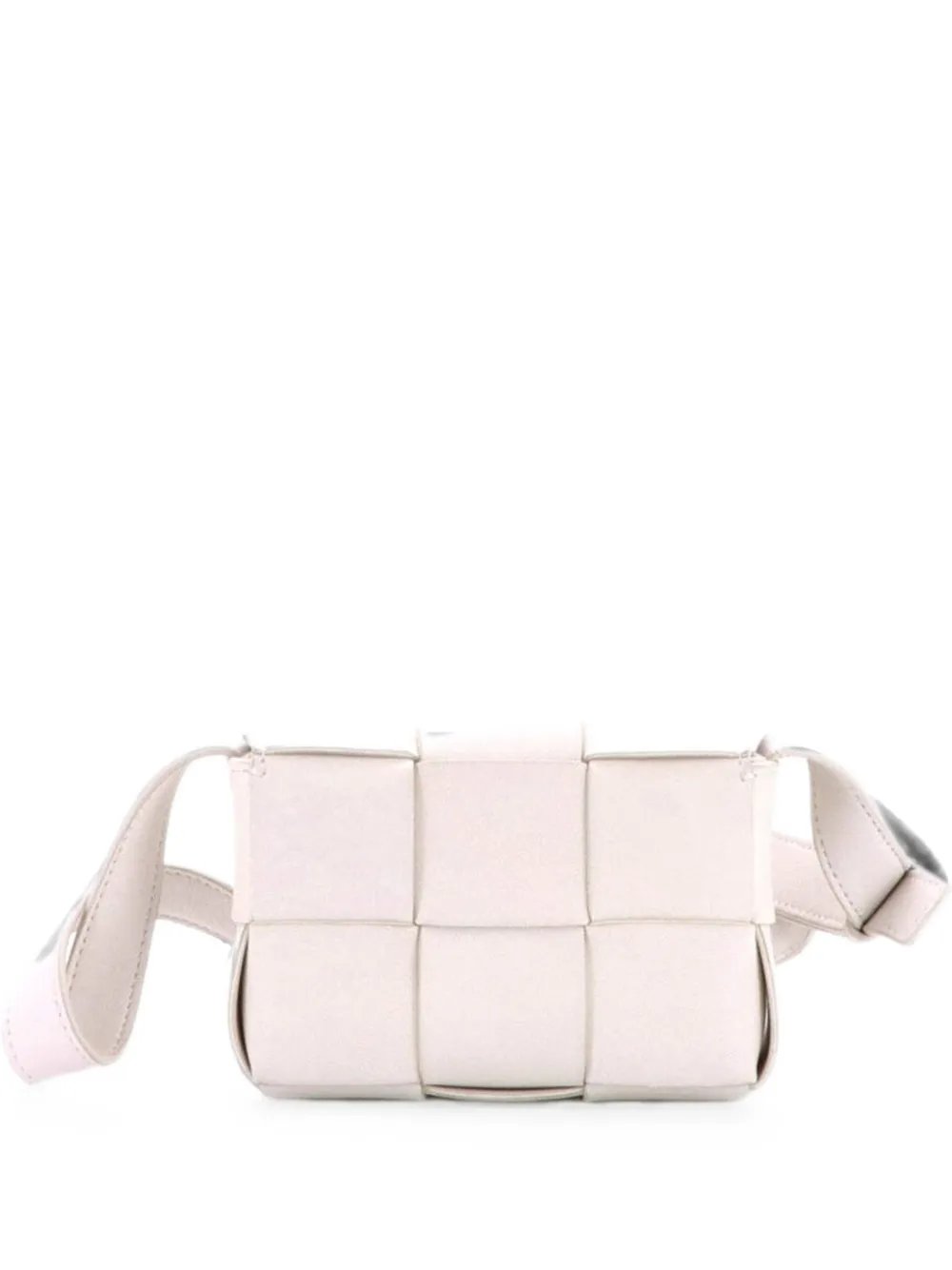 Cassette Maxi Intrecciato Leather Candy crossbody bag