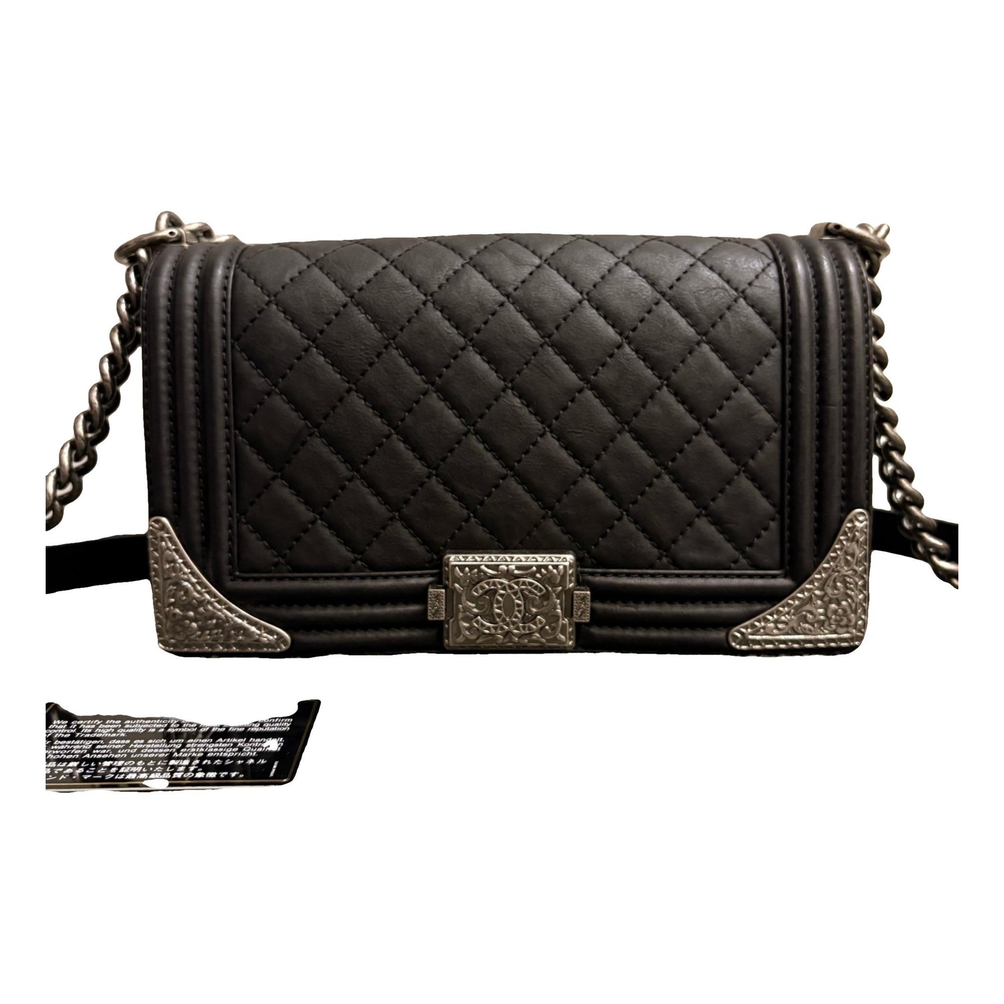 Boy leather crossbody bag