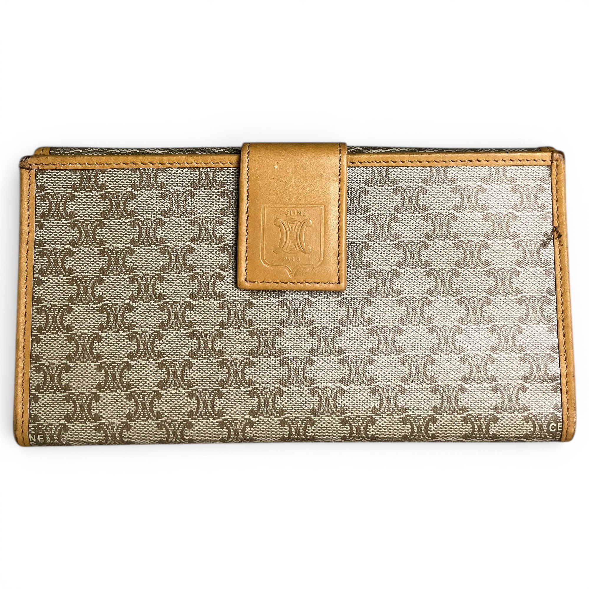 Triomphe leather mini bag