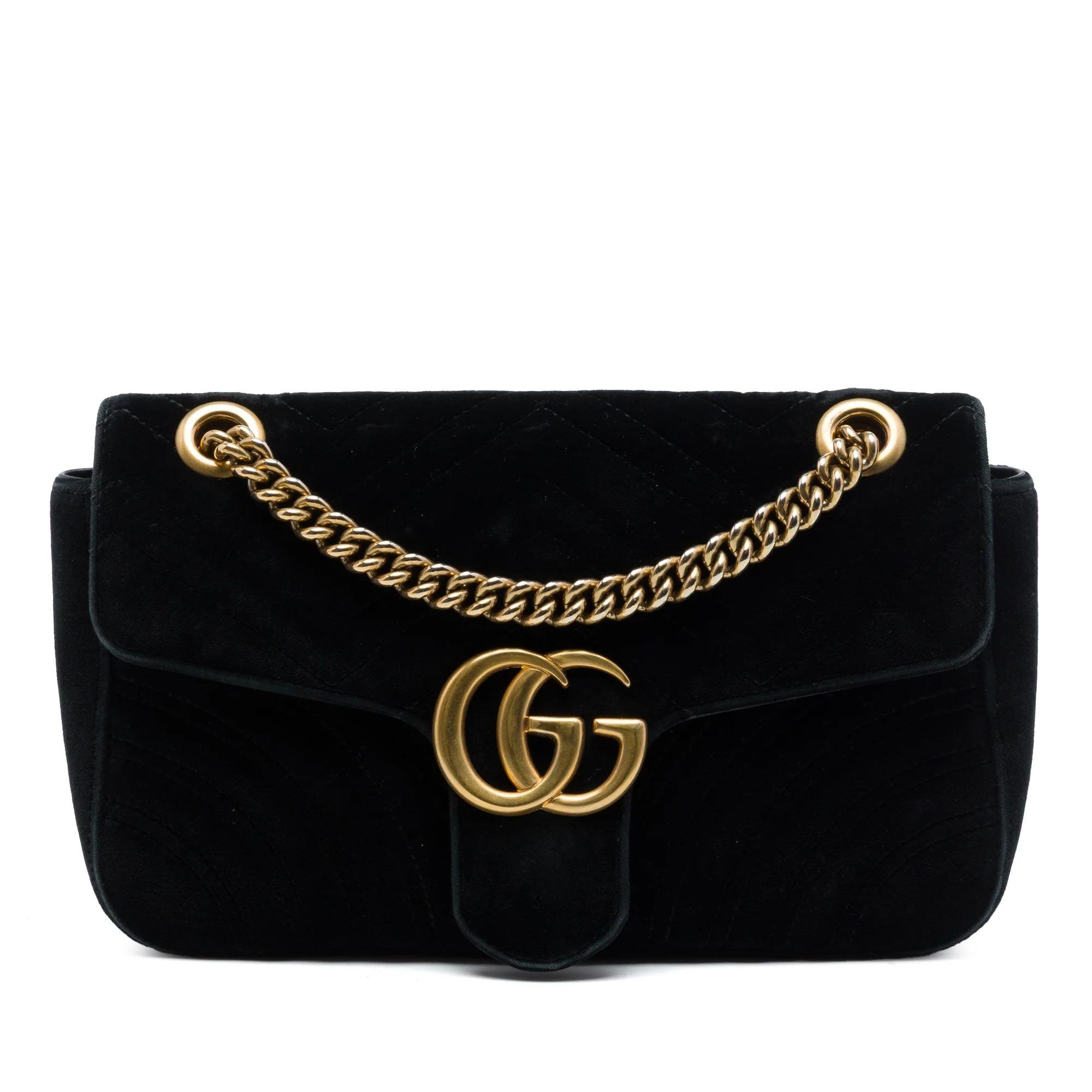 GG Marmont velvet handbag