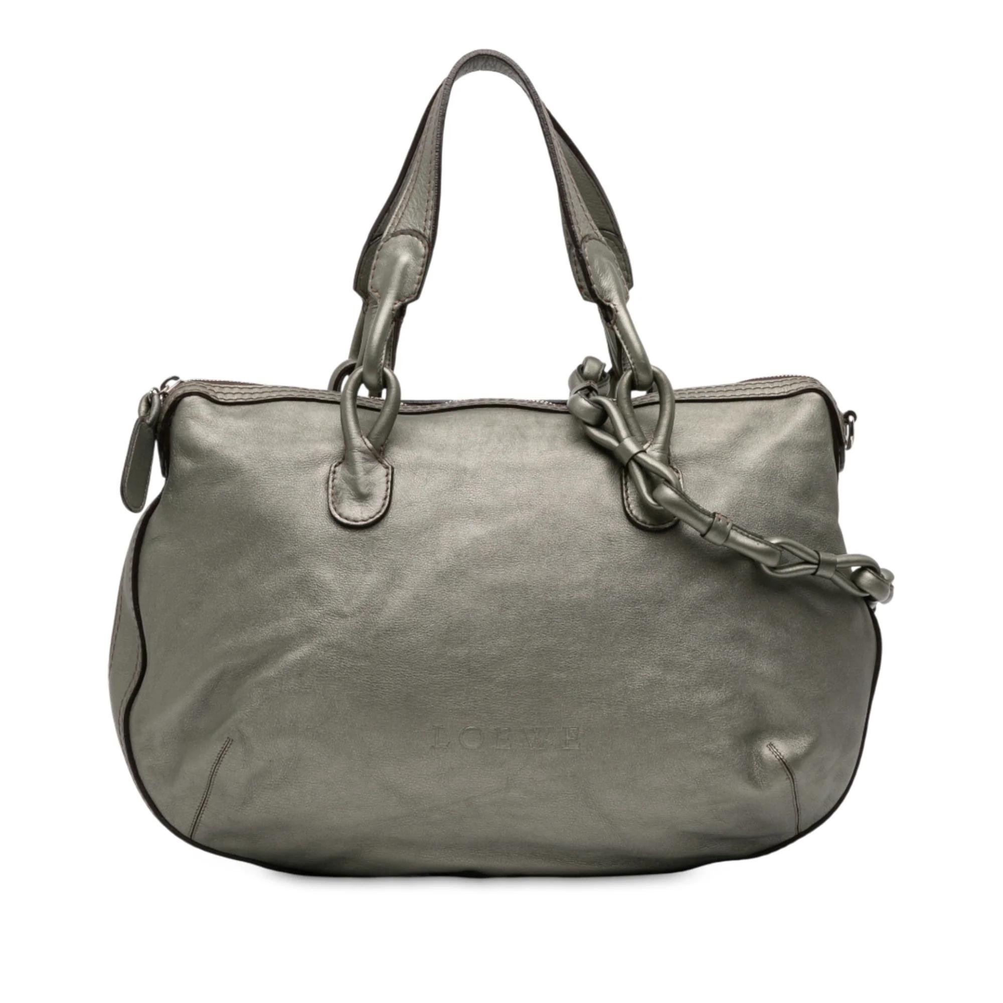 Leather satchel