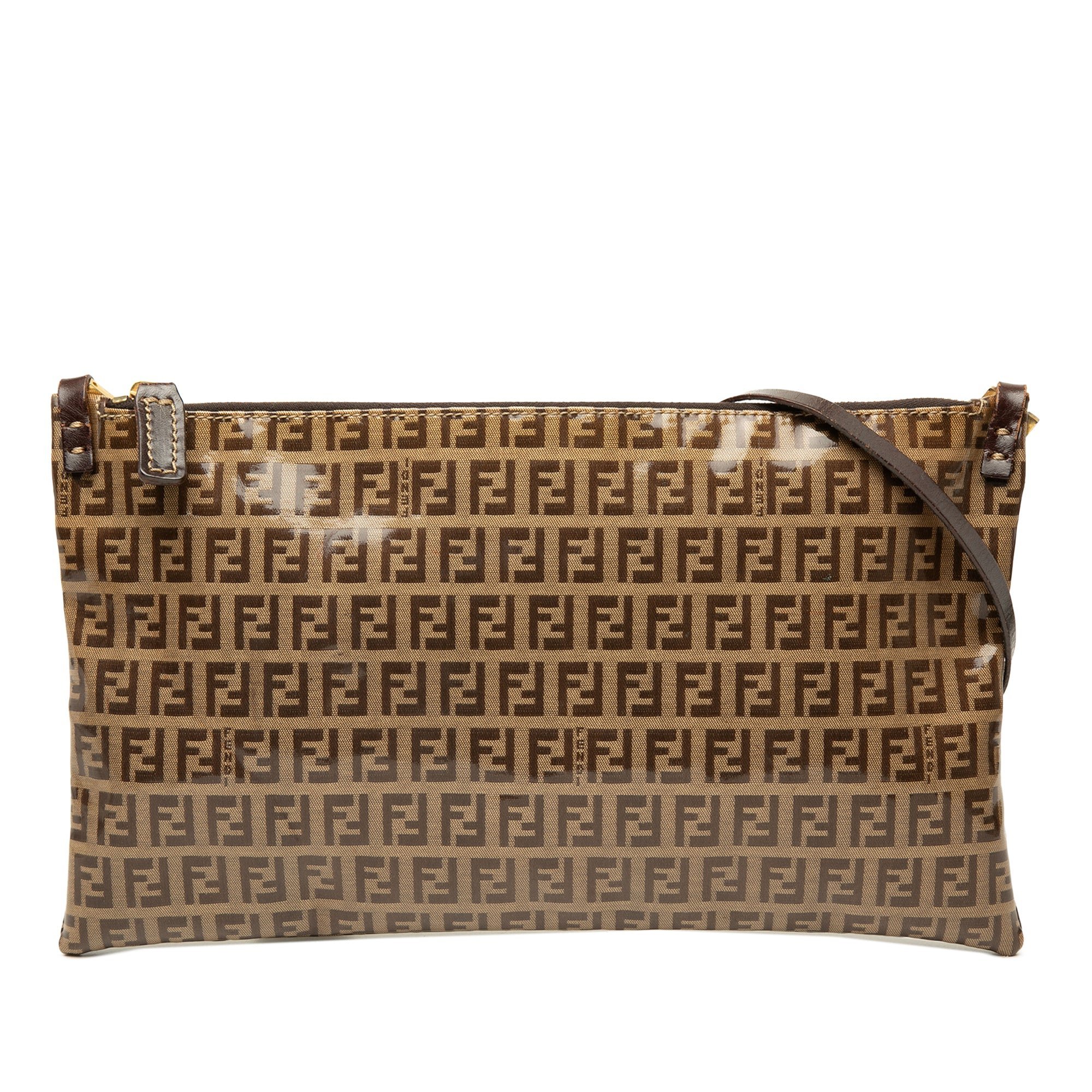 Fendi Pocket leather crossbody bag
