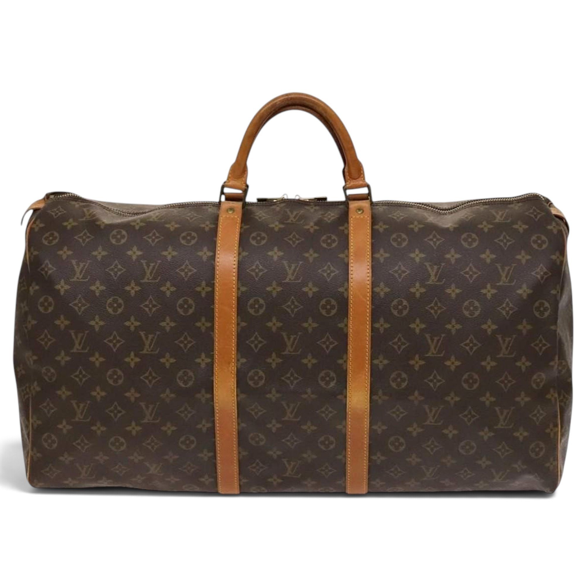 Leather bowling bag