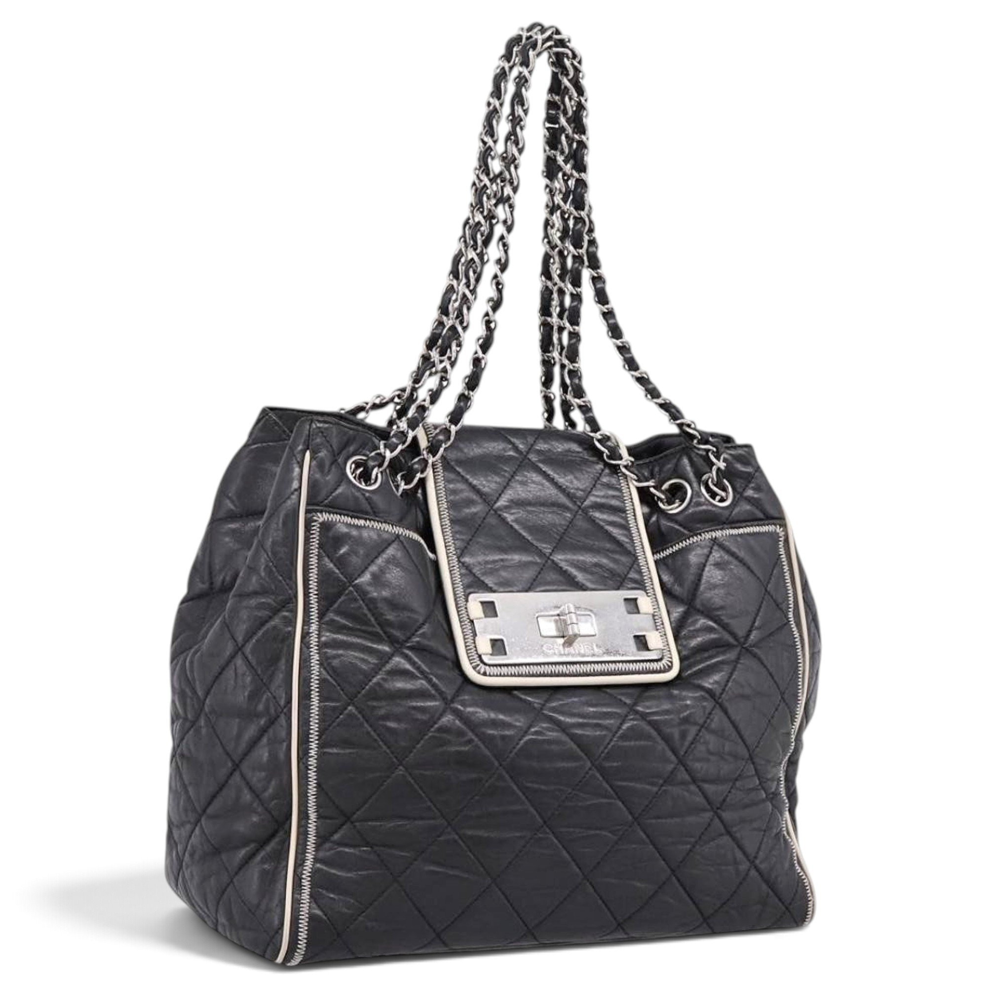 Leather tote