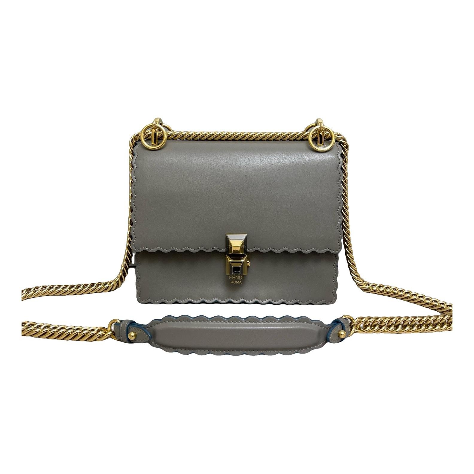 Kan I leather crossbody bag