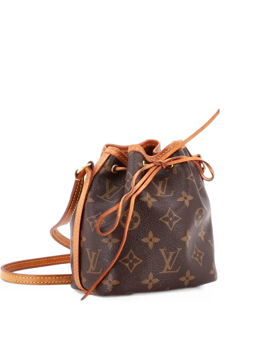 Noe Handbag Monogram Canvas Nano bucket bag