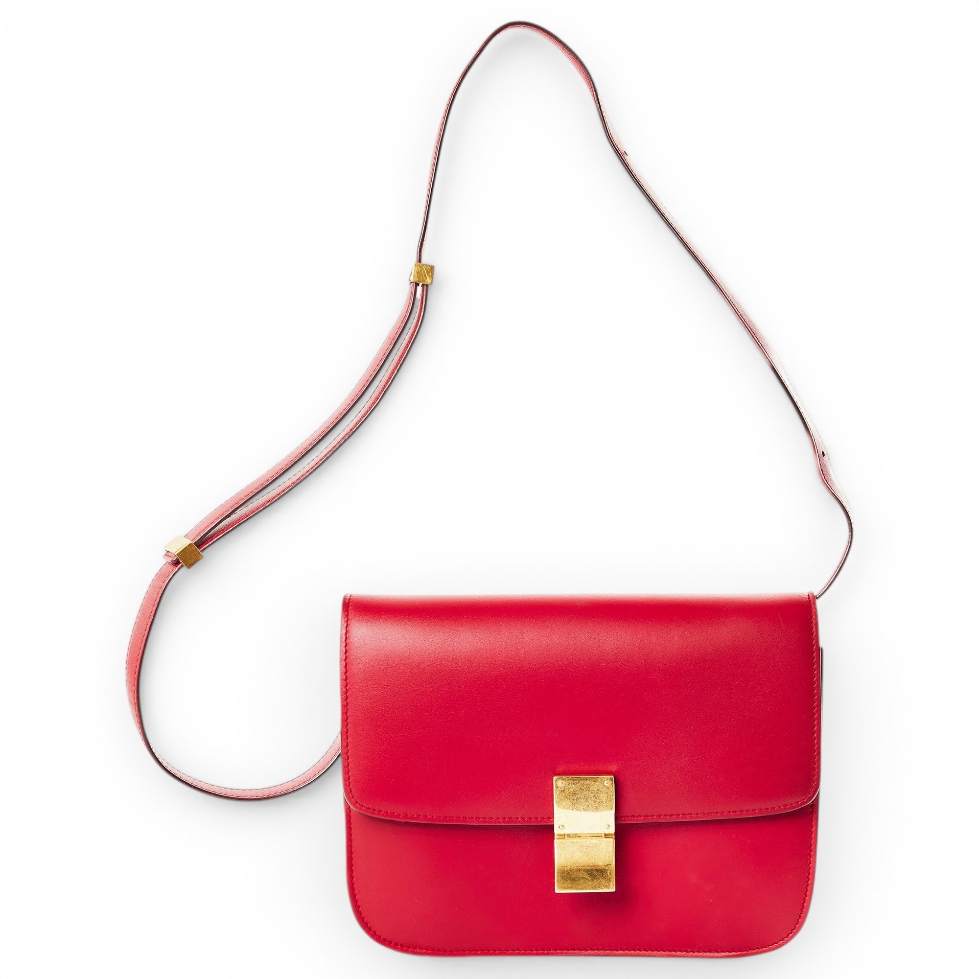 Classic leather crossbody bag