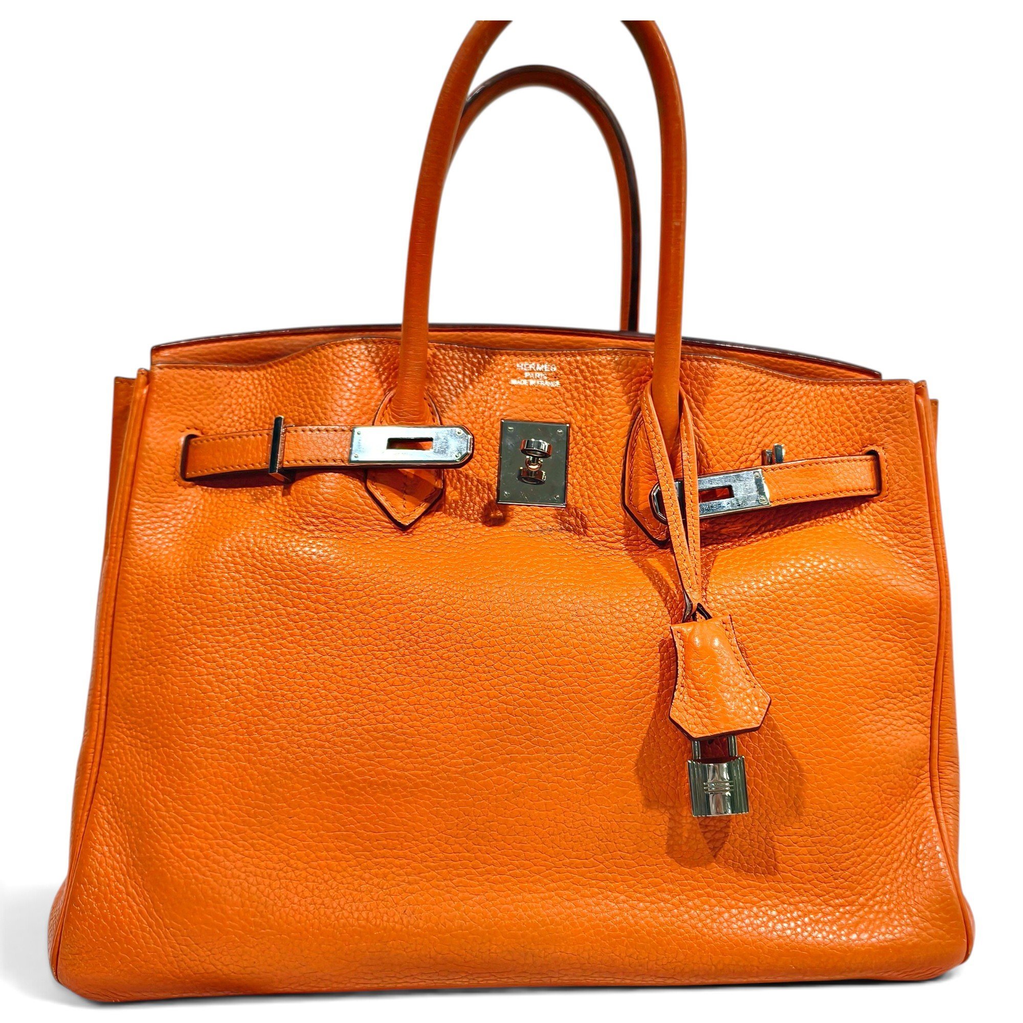 Birkin 35 leather handbag