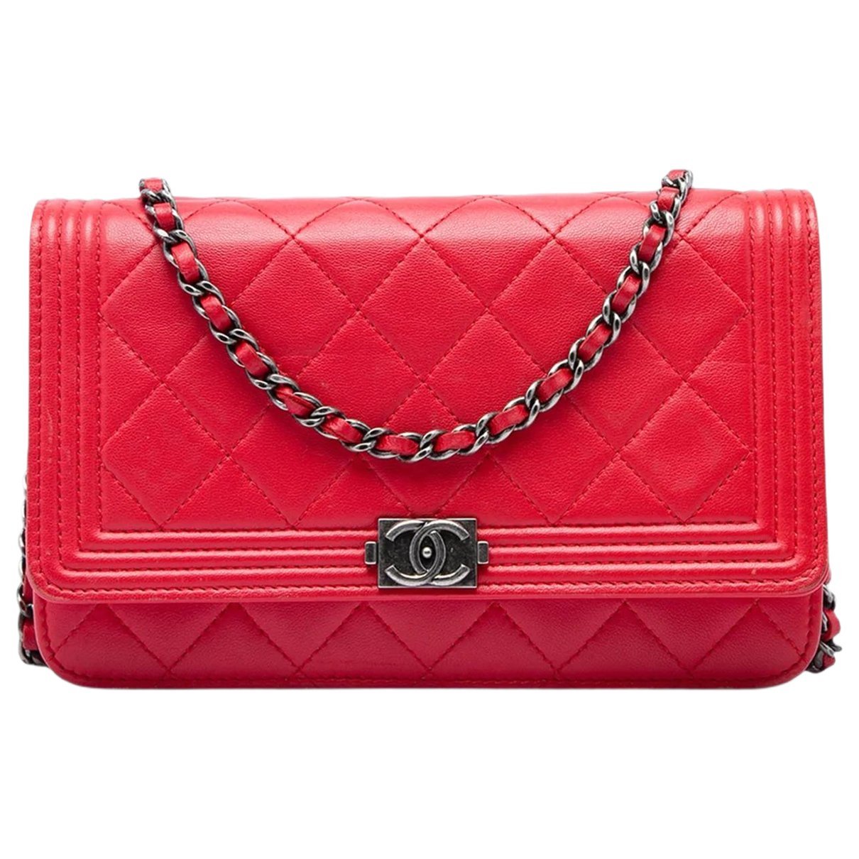 Boy leather crossbody bag