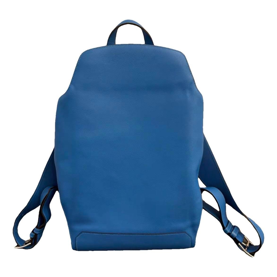 Leather backpack