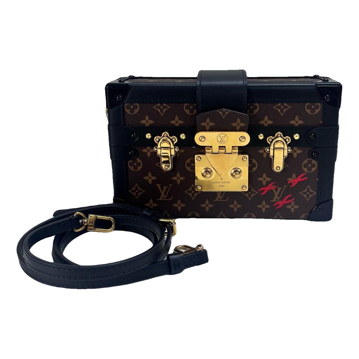 Petite Malle leather handbag