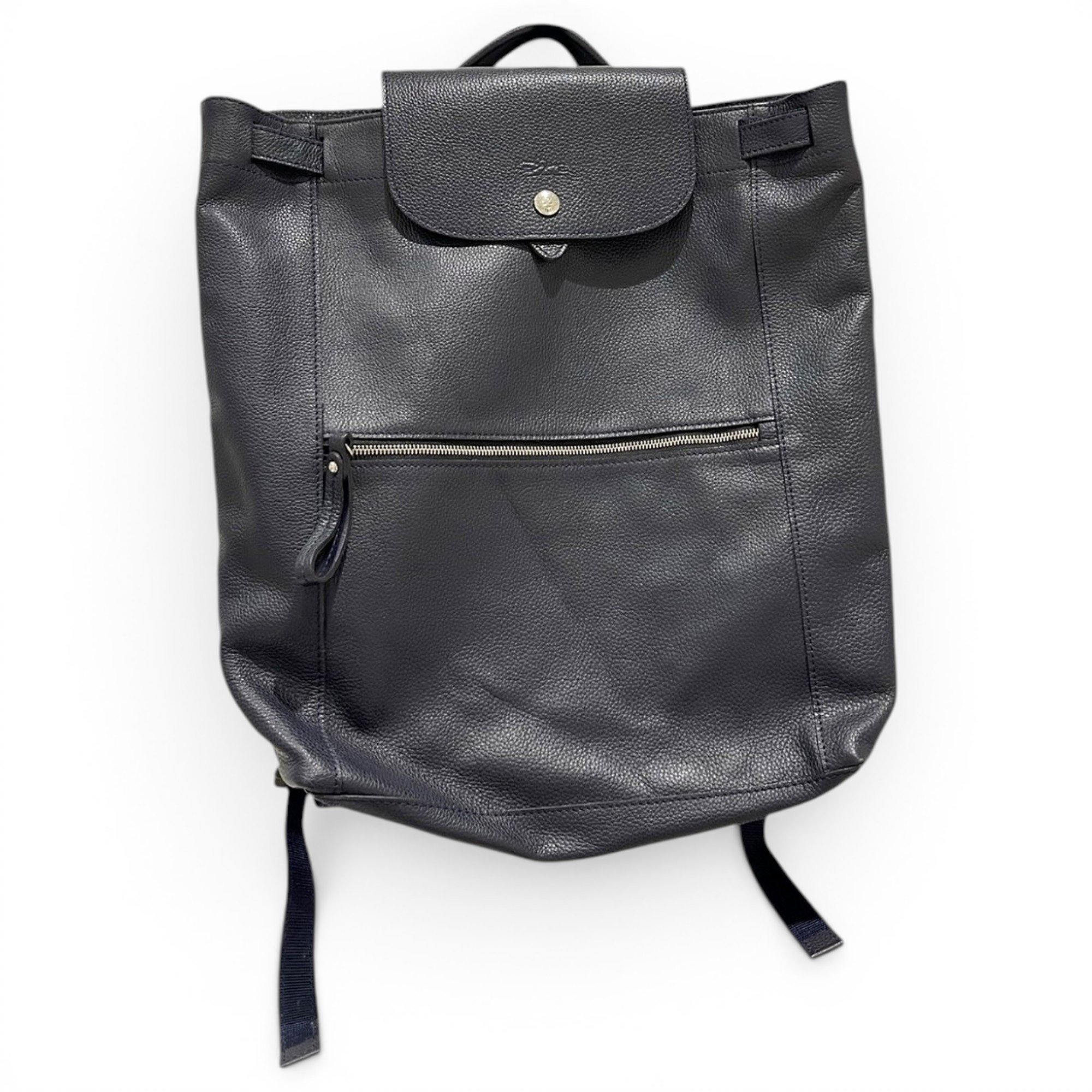 Foulonné leather backpack