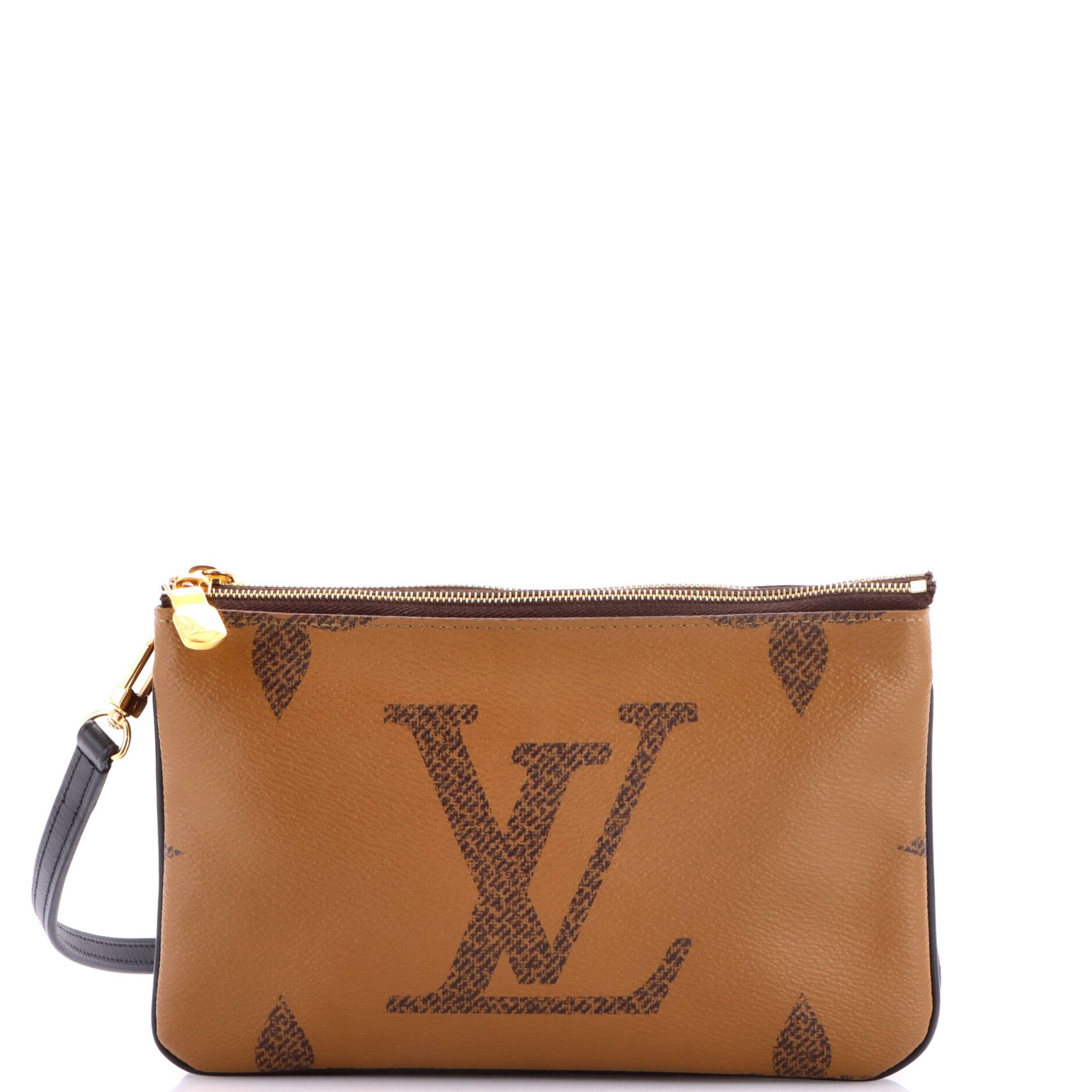 Double Zip Pochette Reverse Monogram Giant
