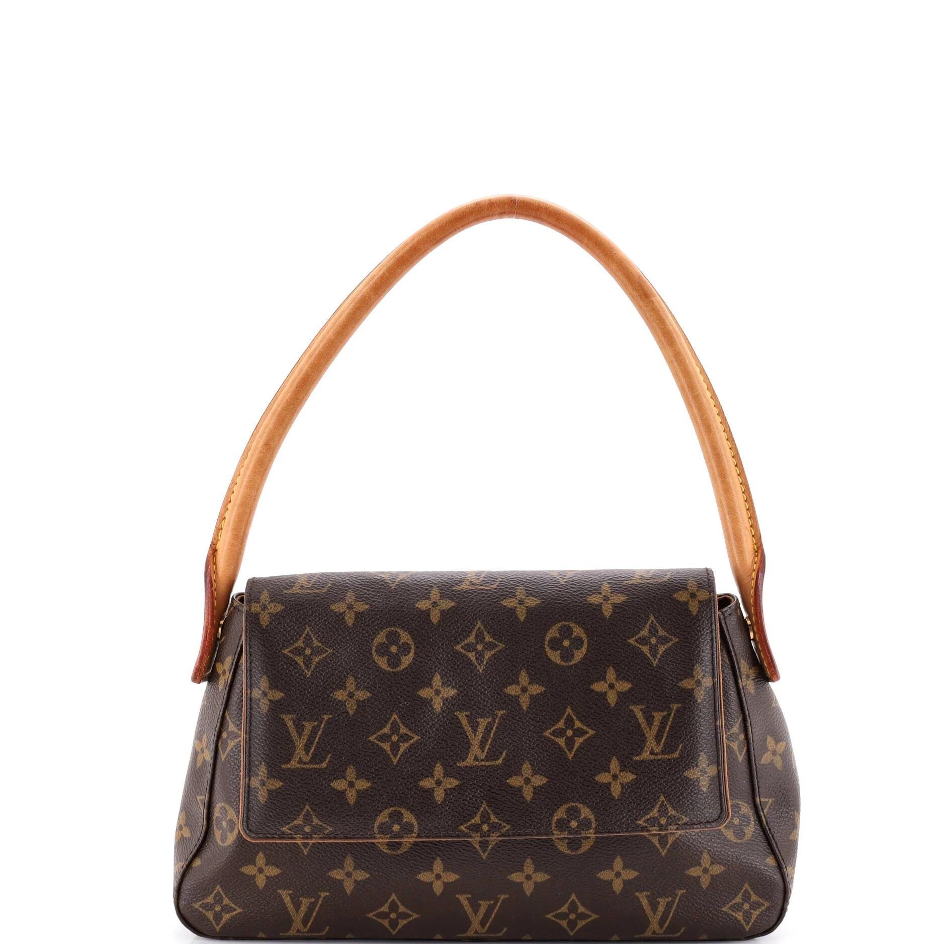 Looping cloth handbag