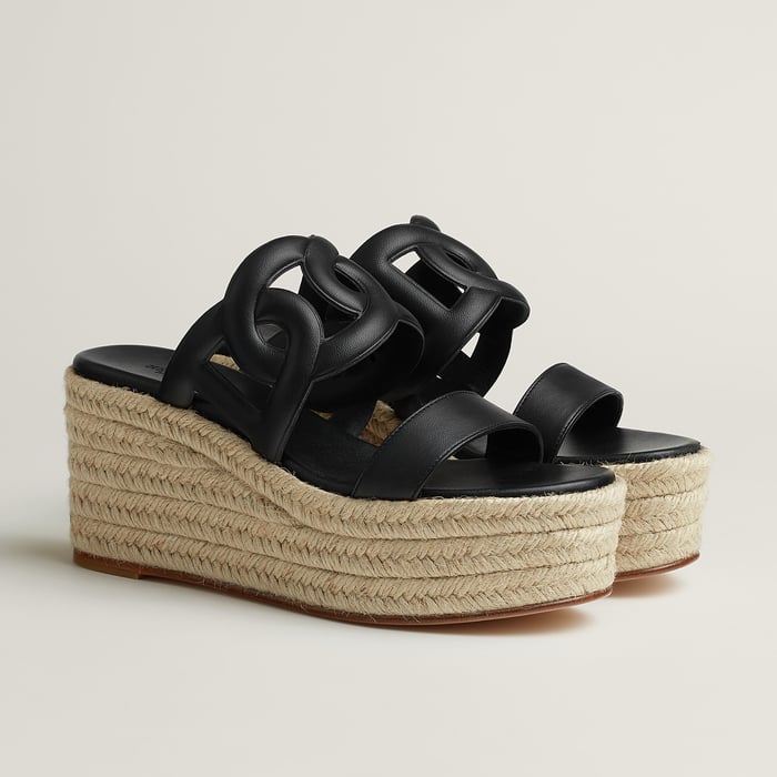 Noir Ithea 30 Espadrille