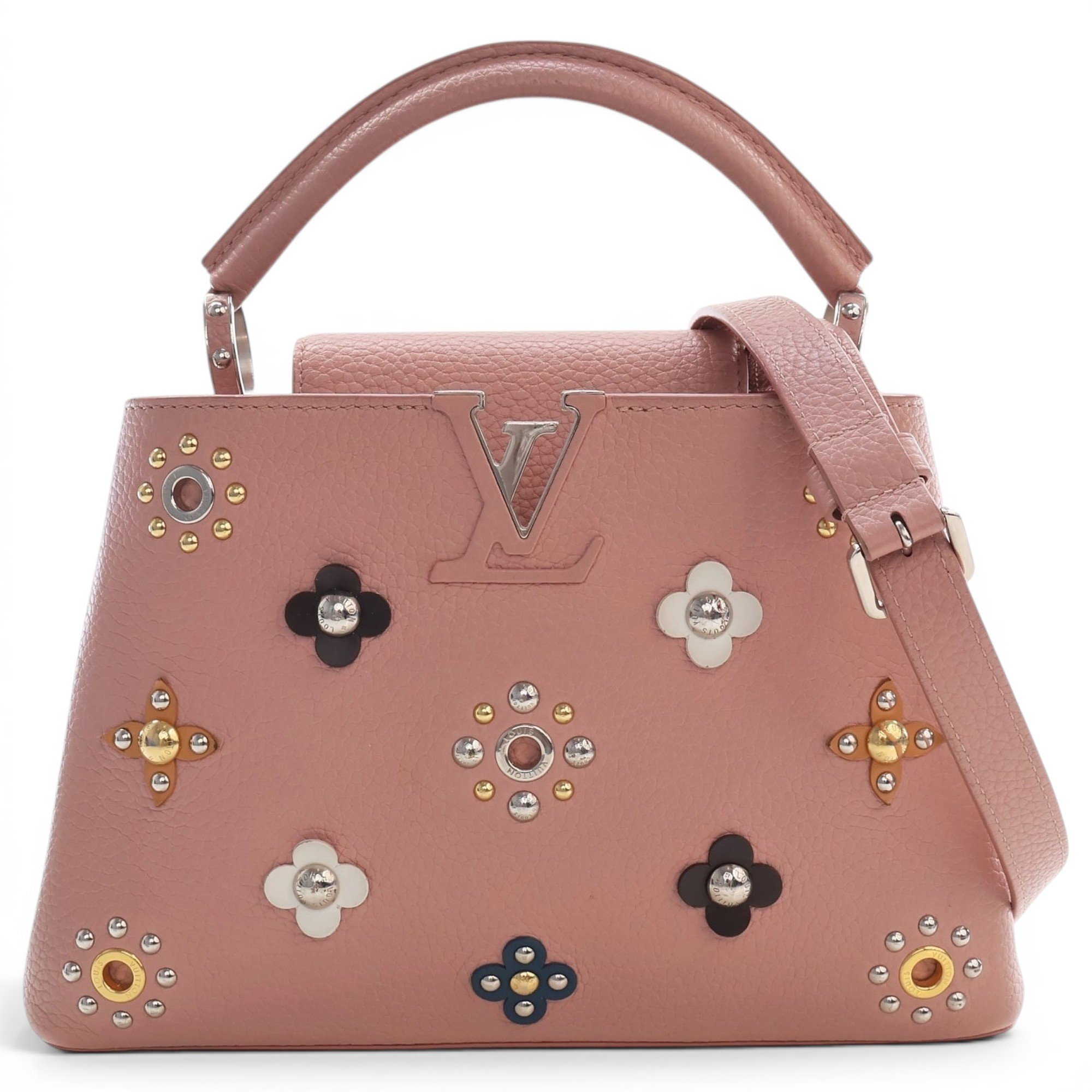 Capucines leather tote