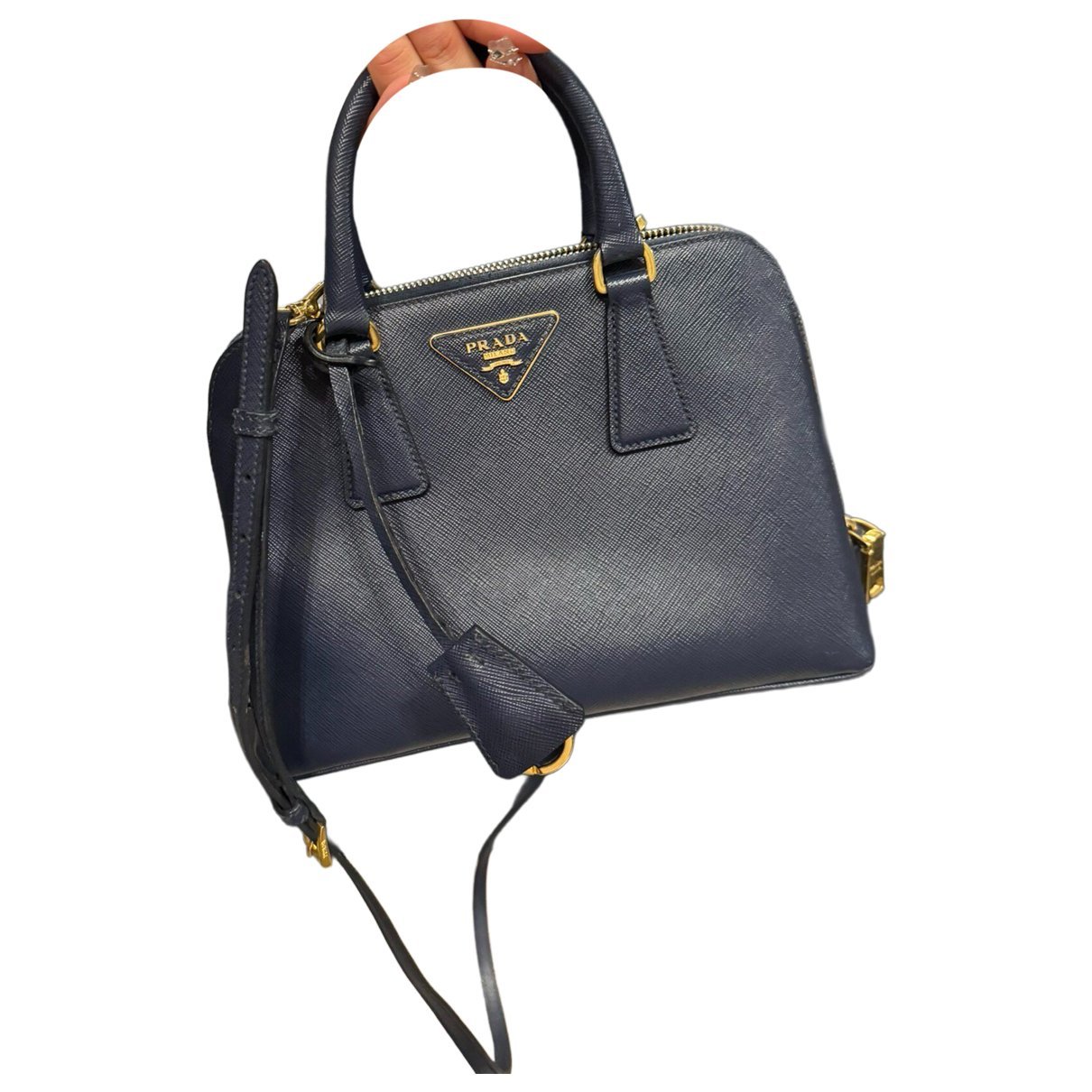 Promenade leather handbag