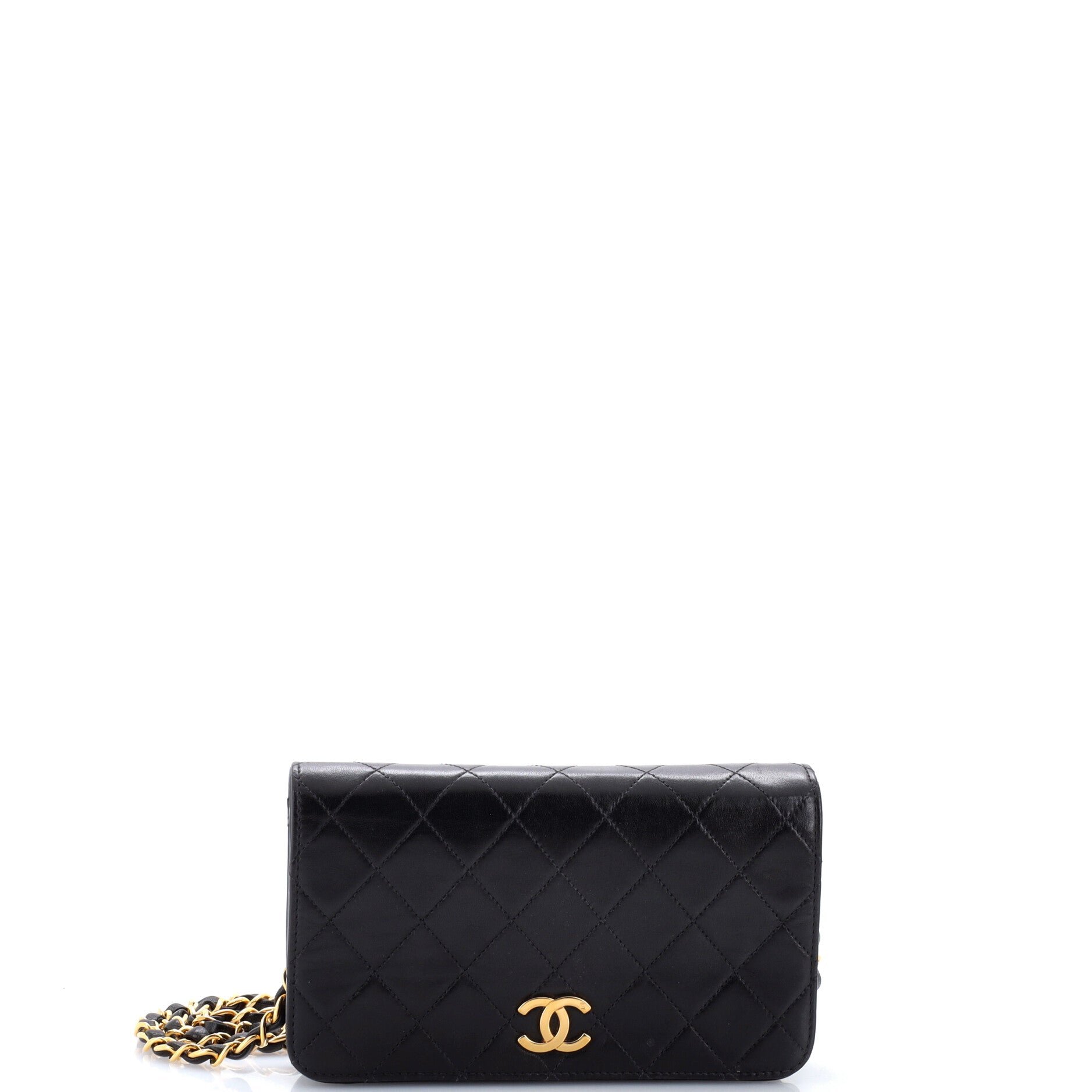 Vintage Full Flap Bag Quilted Lambskin Mini
