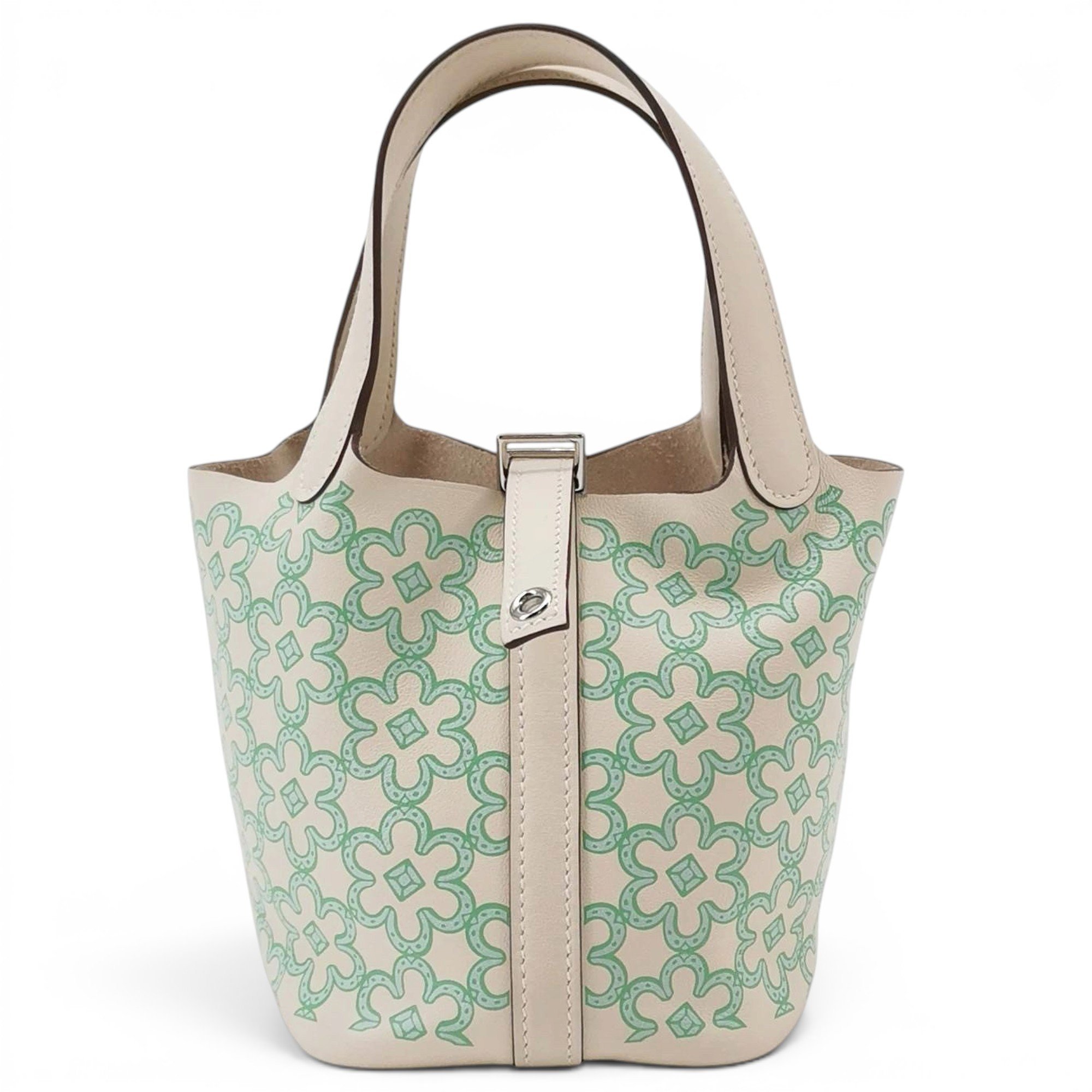 Picotin leather handbag