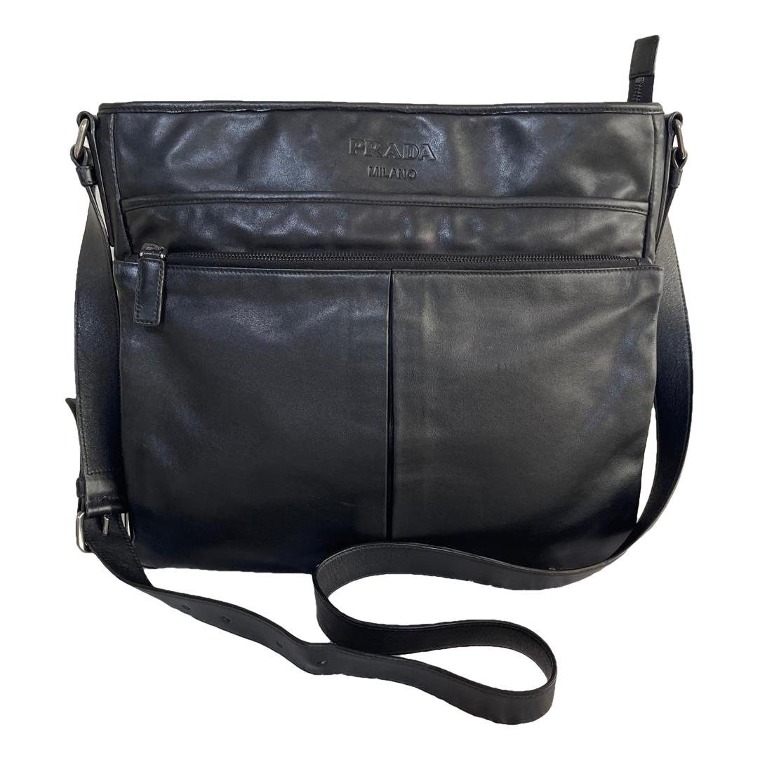 Leather crossbody bag