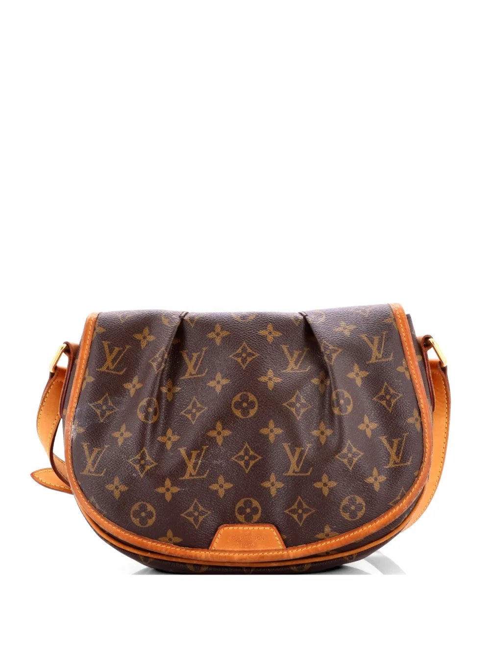 Menilmontant Handbag Monogram Canvas PM shoulder bag