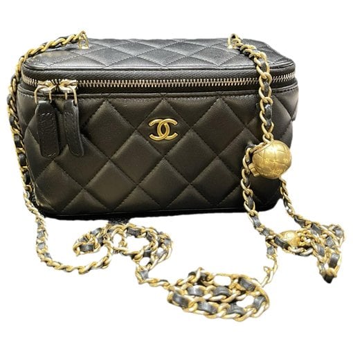 Trendy CC Vanity leather handbag