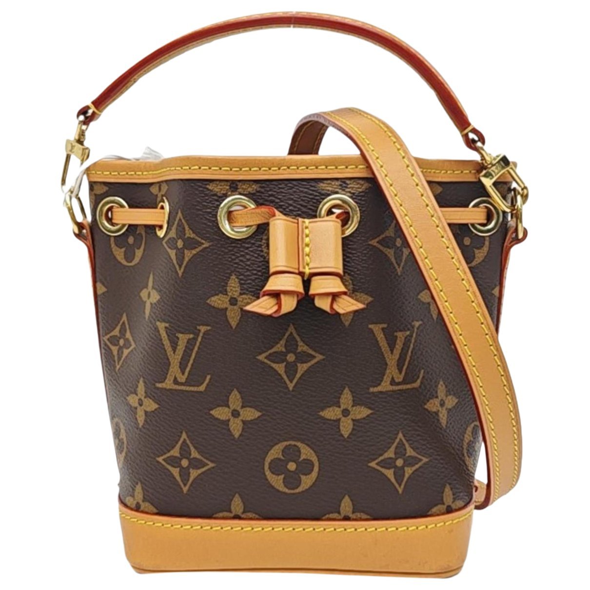 Nano Noé leather handbag