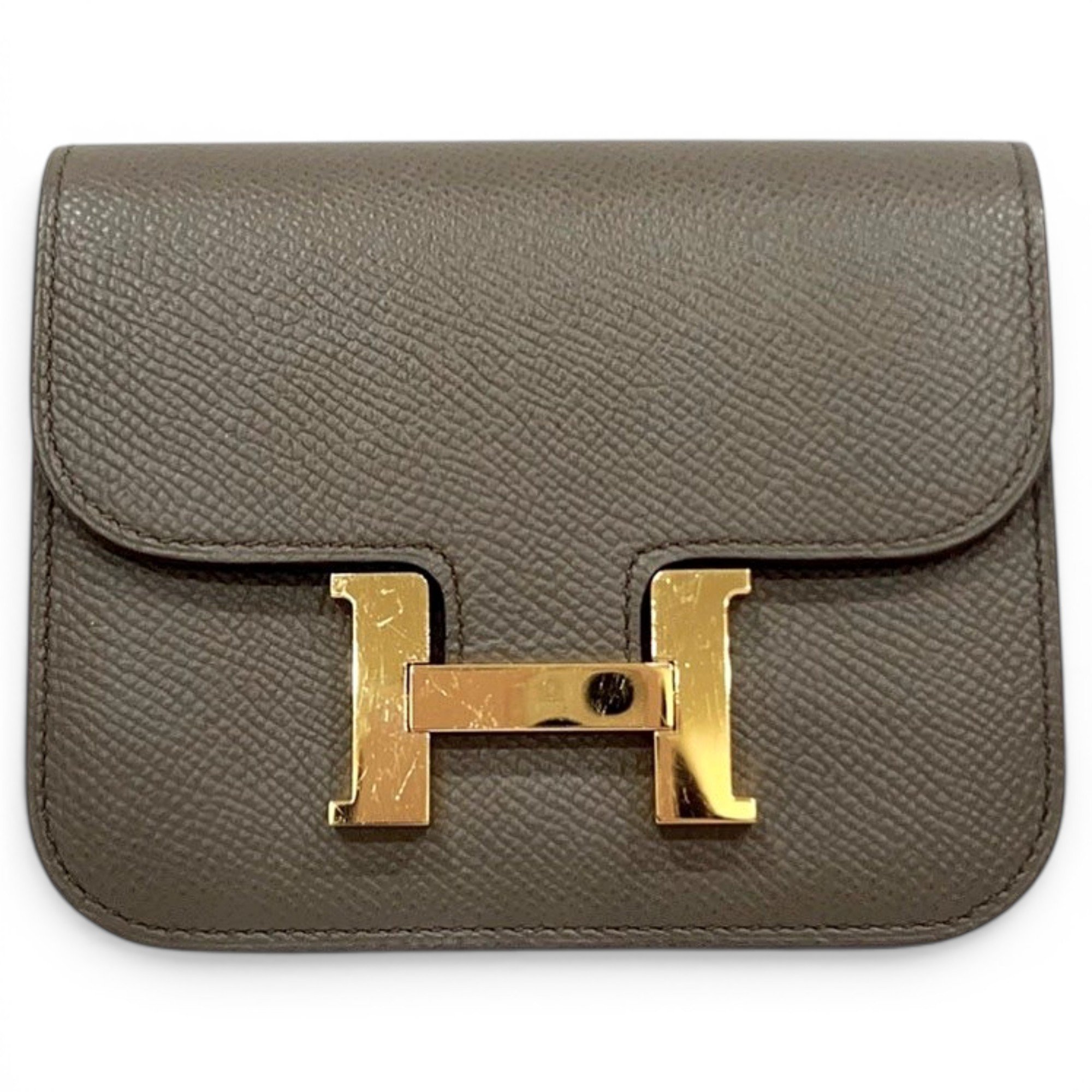 Constance leather clutch bag