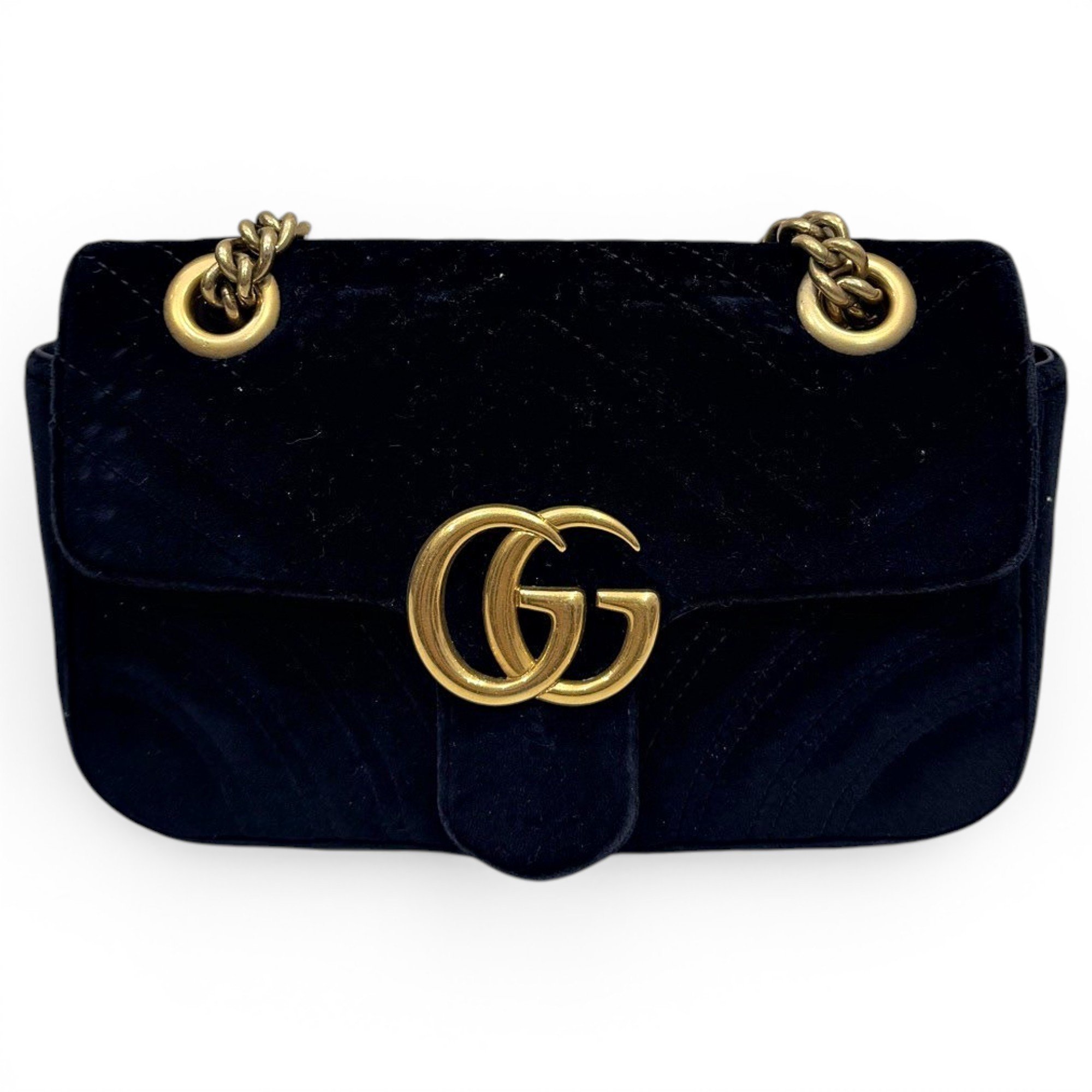 Marmont velvet crossbody bag